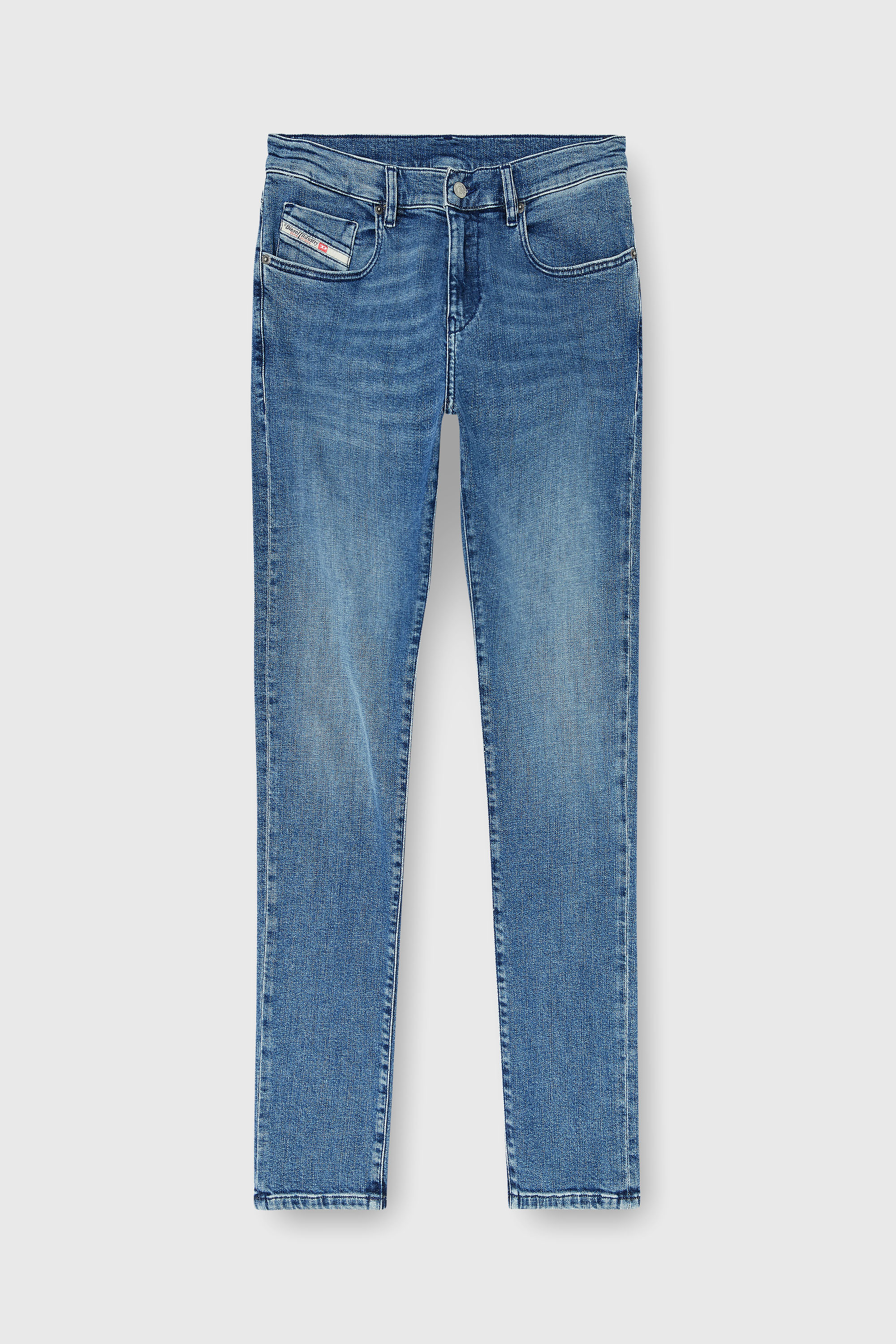 Diesel - Herren Slim Jeans 2019 D-Strukt 0HDBK, Mittelblau - 2
