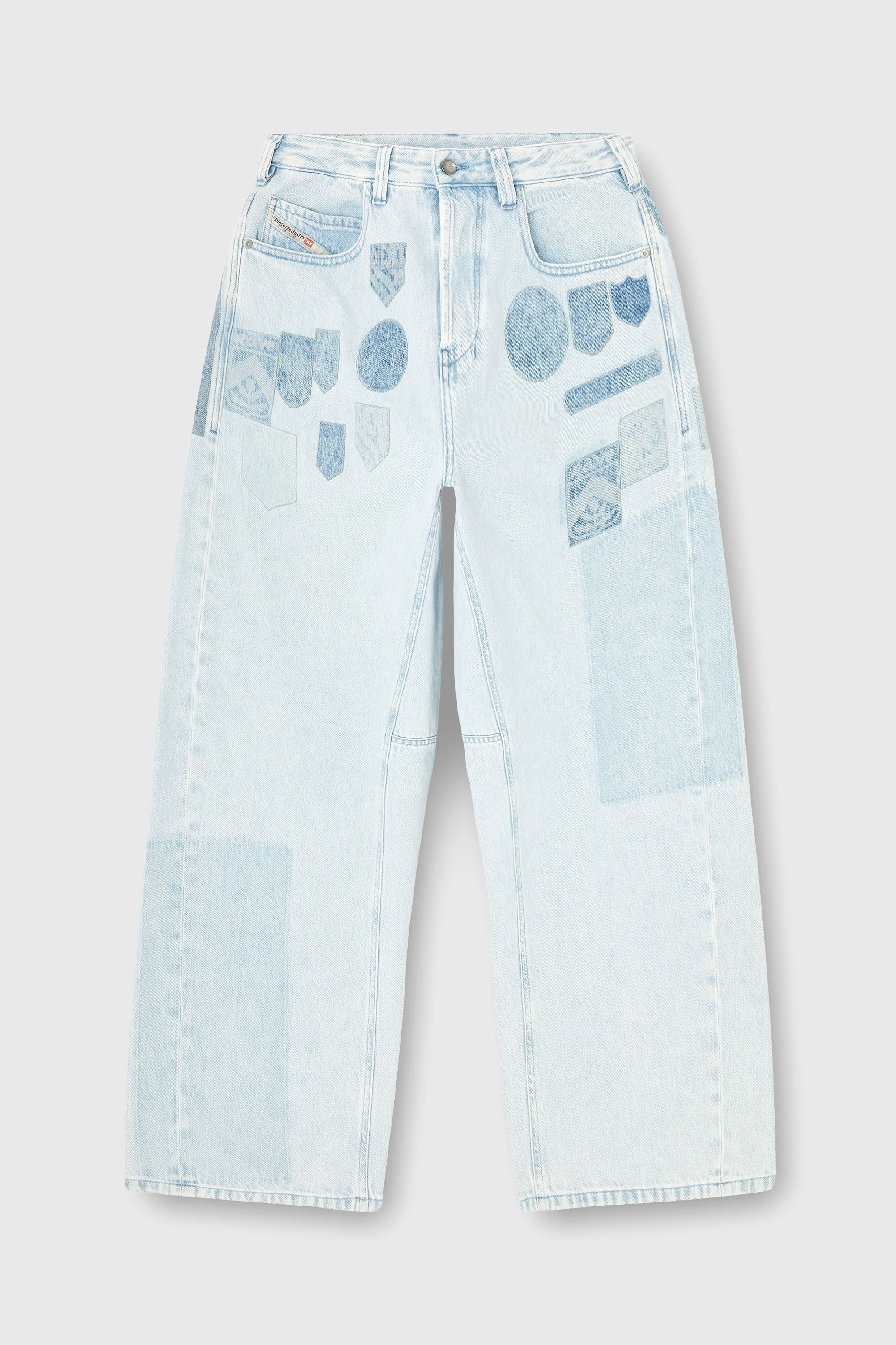 Diesel - Unisex Relaxed Jeans 1997 D-Enim-M 0IFBQ, Hellblau - 2