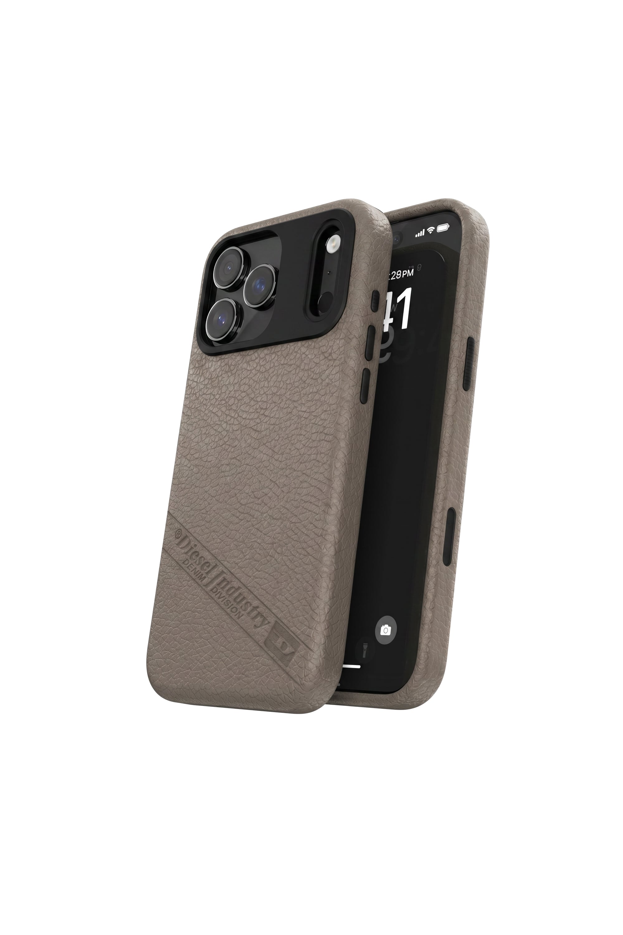Diesel - 60645 MOULDED CASE, Unisex Flag D H&uuml;lle mit MagSafe f&uuml;r iPhone 17 Pro Max in Beige - 3