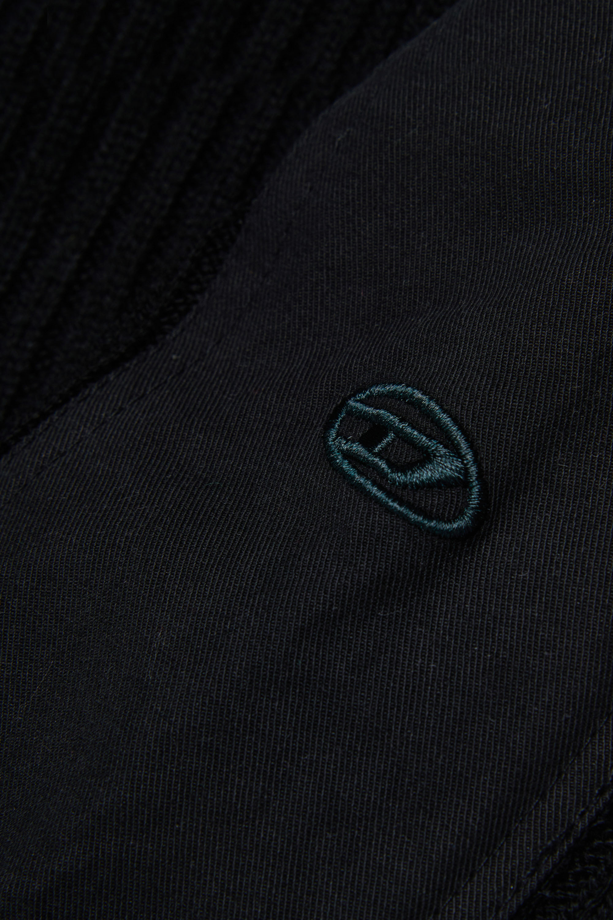 Diesel - KAMAR, Herren Ausgefranster Pullover aus Wollmischung in Schwarz - 4