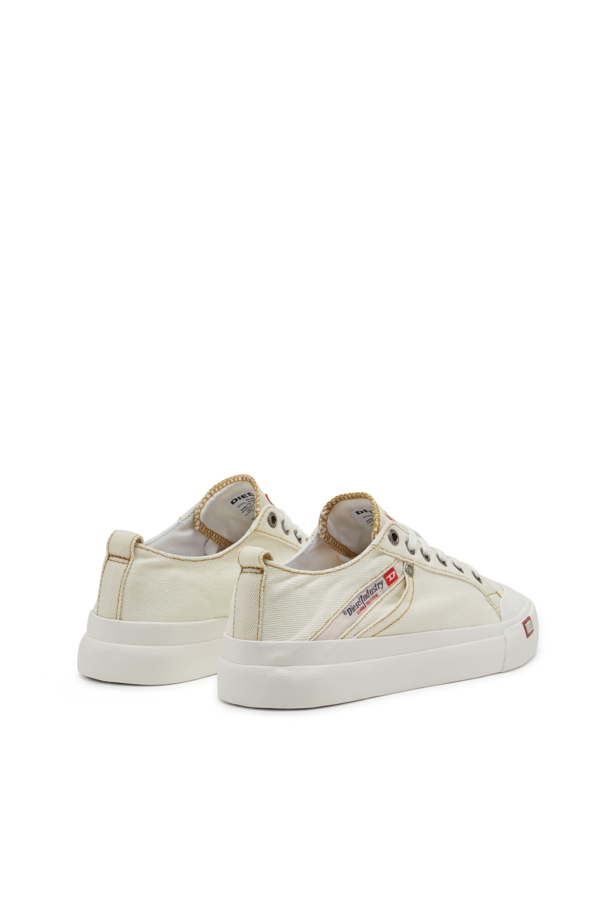 S-ATHOS NMD LOW W, Weiß Diesel - S-ATHOS NMD LOW W, Damen S-Athos-Sneakers aus Denim mit Taschendetail in Weiß - 3