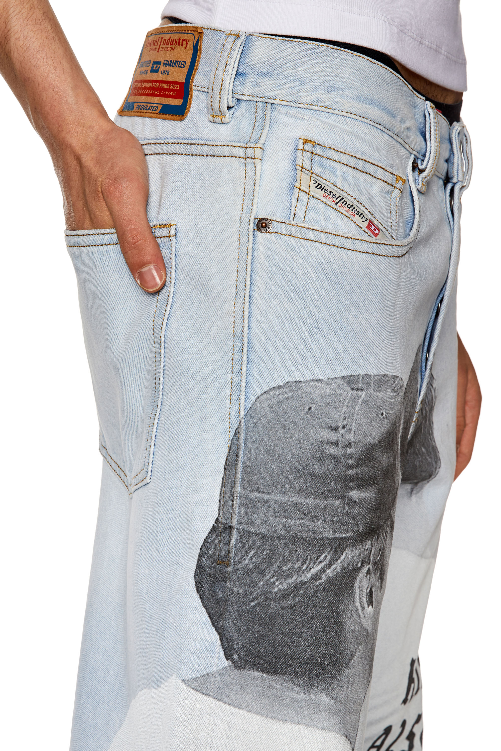 Diesel - Straight Jeans 2010 D-Macs 007U4, Hellblau - Image 5