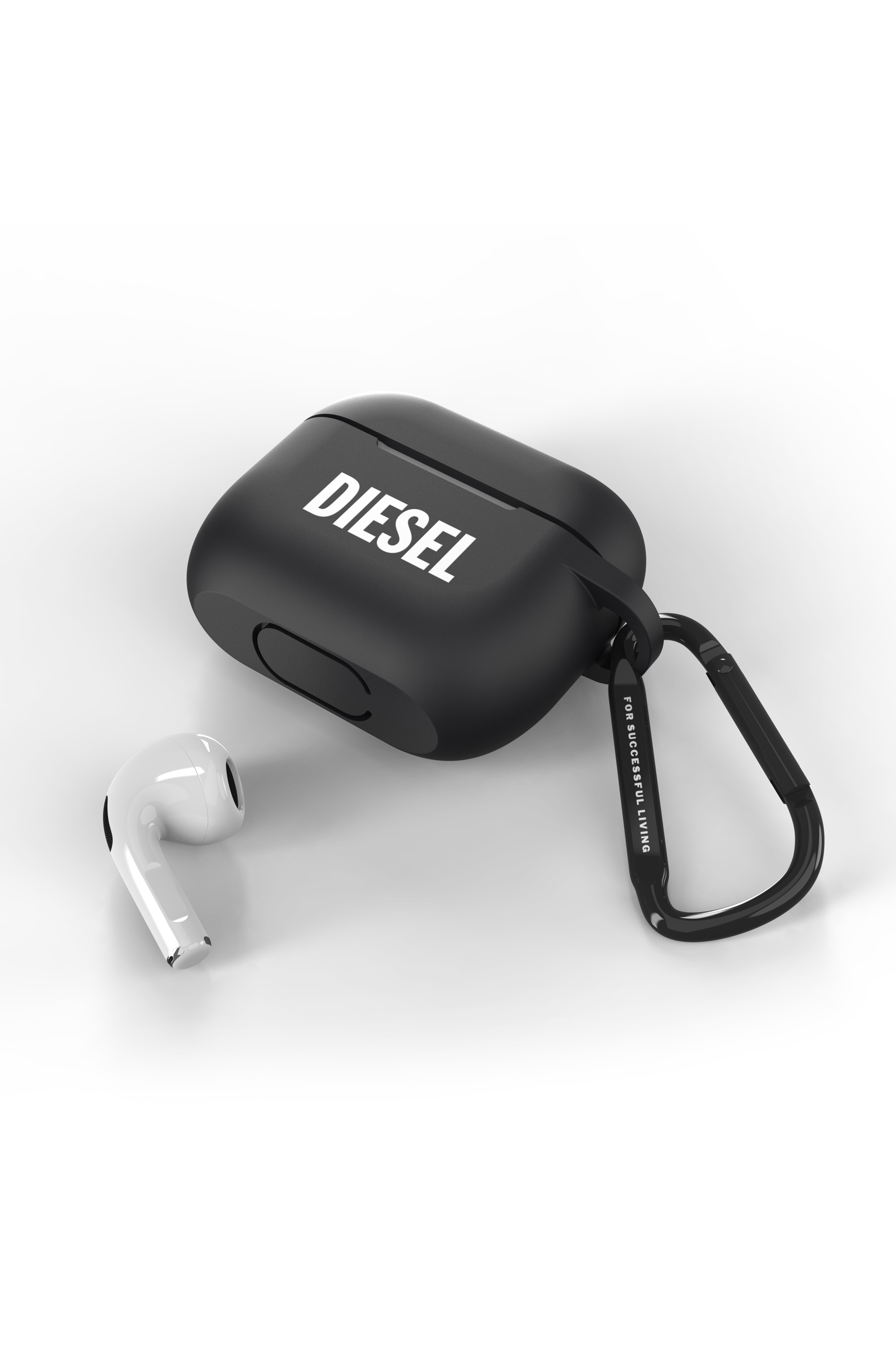 Diesel - 45829 AIRPOD CASE, Unisex Silikon AirPods Case 3 in Schwarz - 4