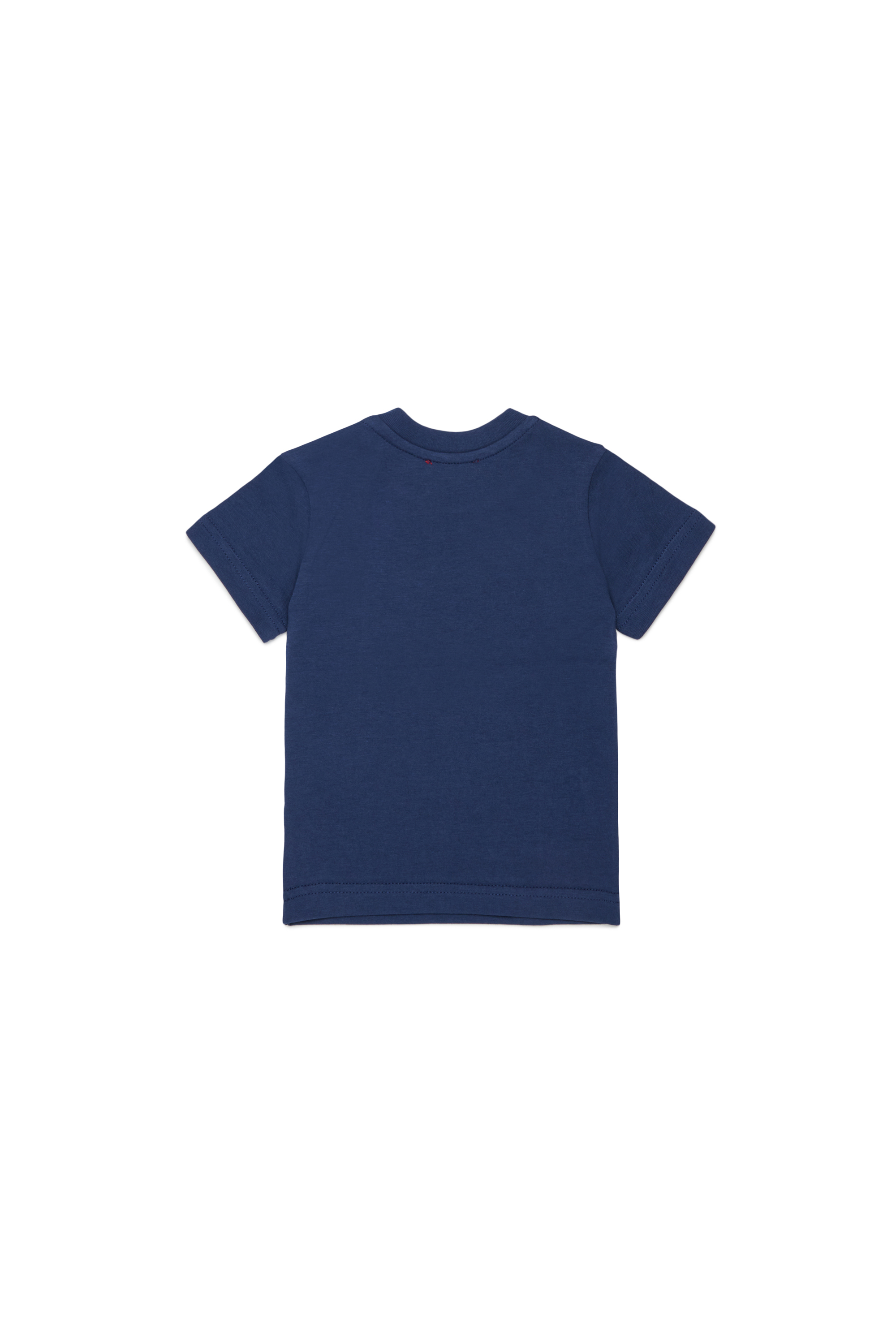 Diesel - TSINB, Herren T-Shirt aus Baumwolle mit Slogan-Print in Dunkelblau - 2