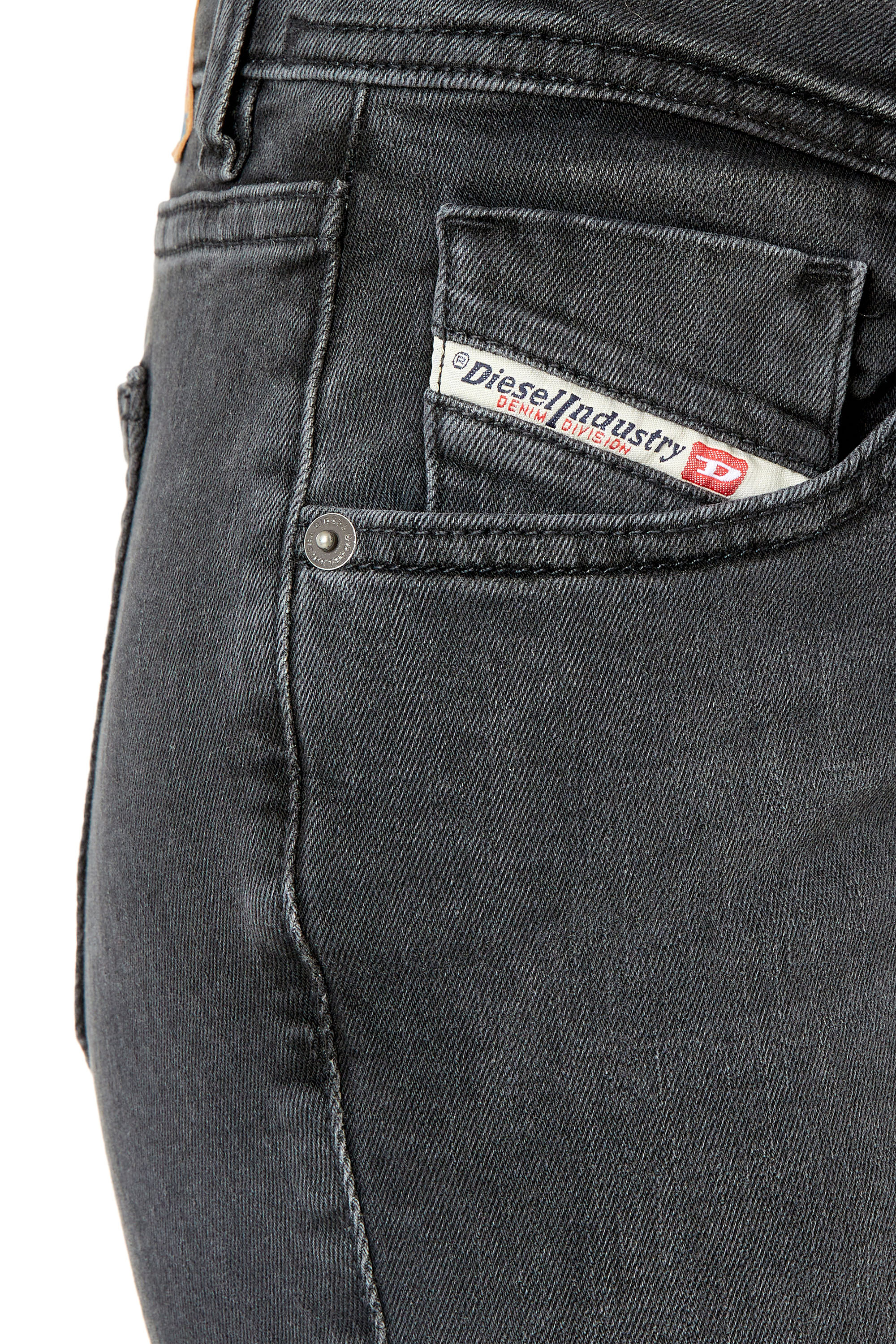 Diesel - 1969 D-Ebbey 0IHAV Bootcut and Flare Jeans, Schwarz/Dunkelgrau - Image 3