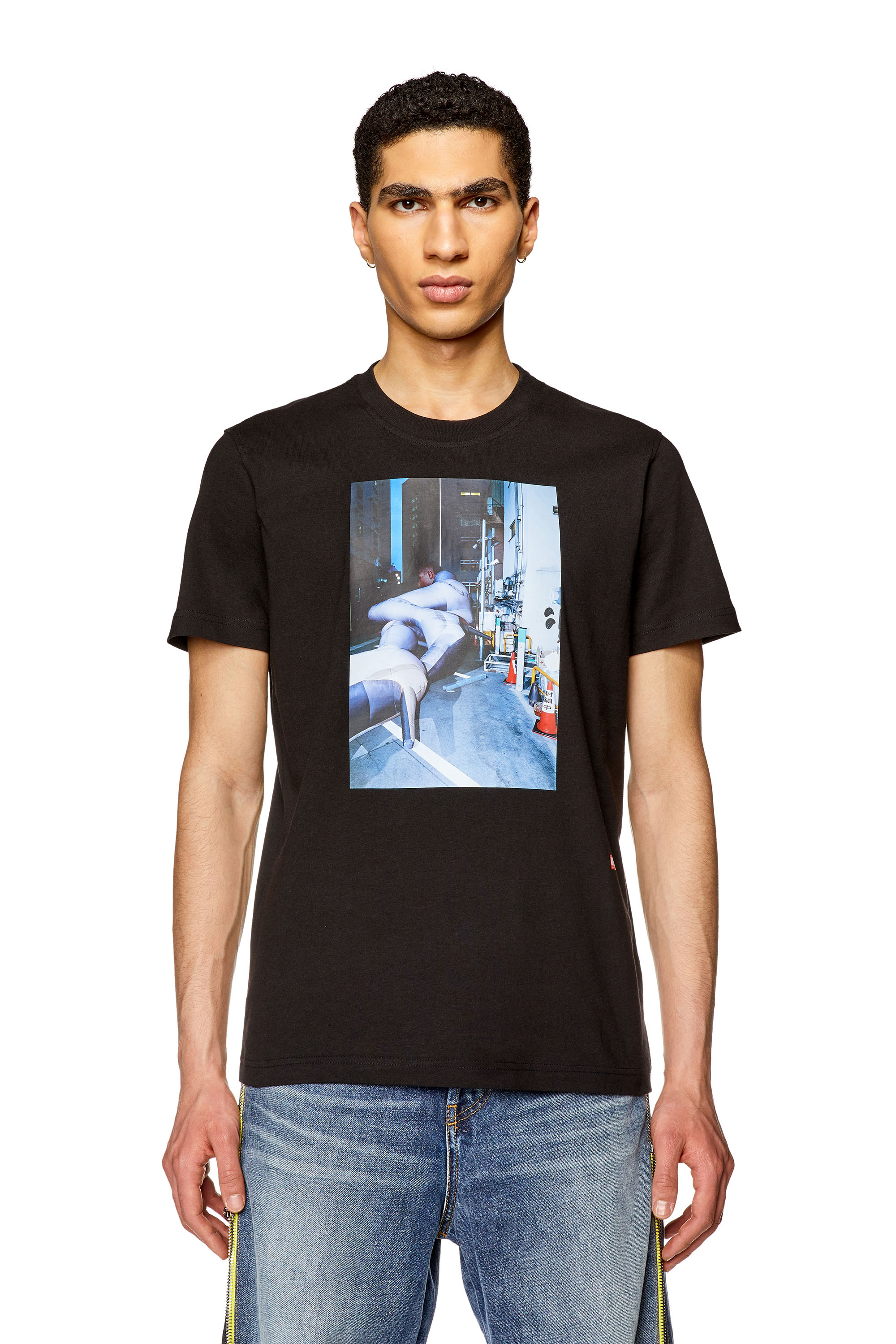 Diesel - T-DIEGOR-L5, Schwarz - Image 5