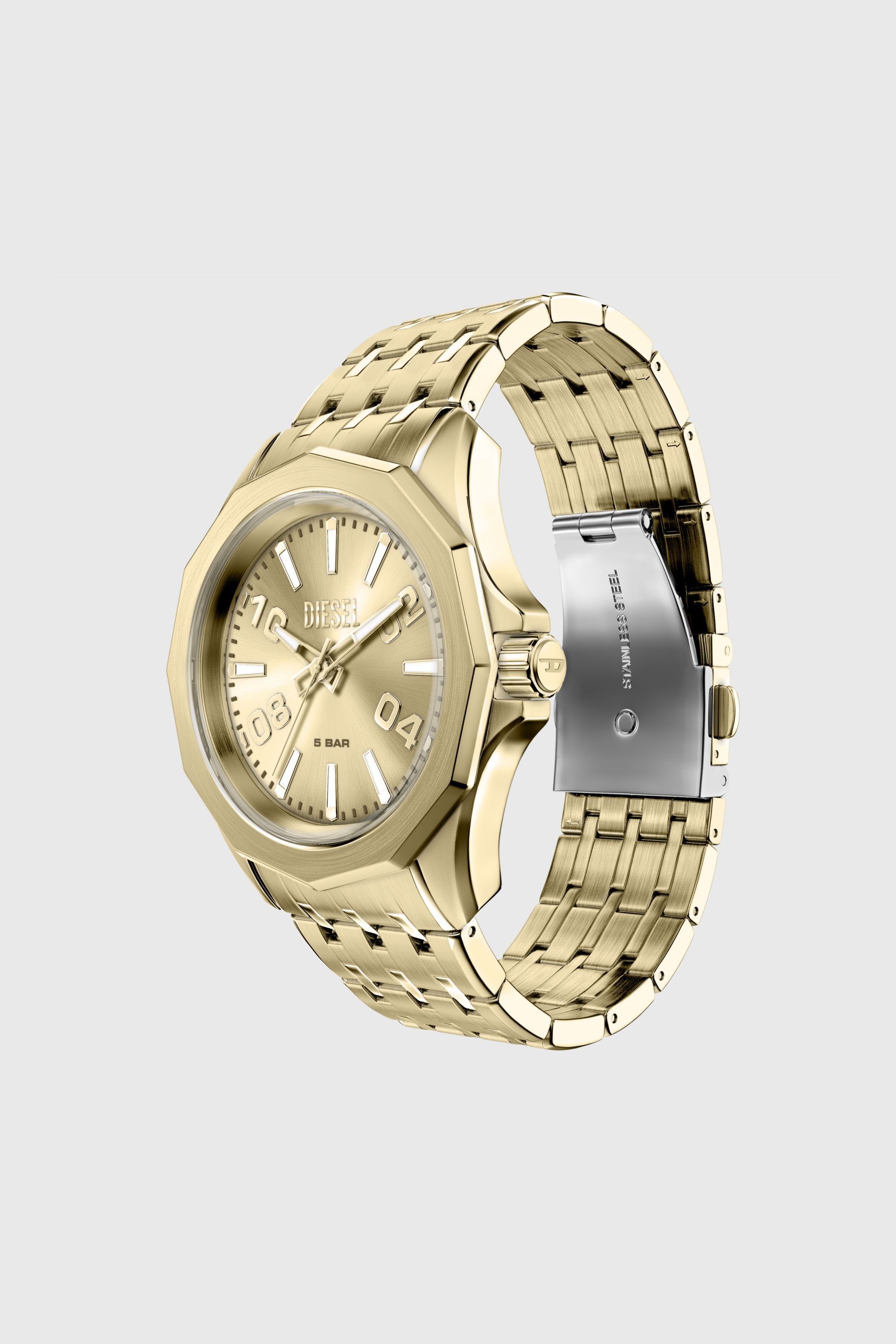 Diesel - DZ2239 WATCH, Herren Stinger gold-tone Edelstahluhr in Gold - 2