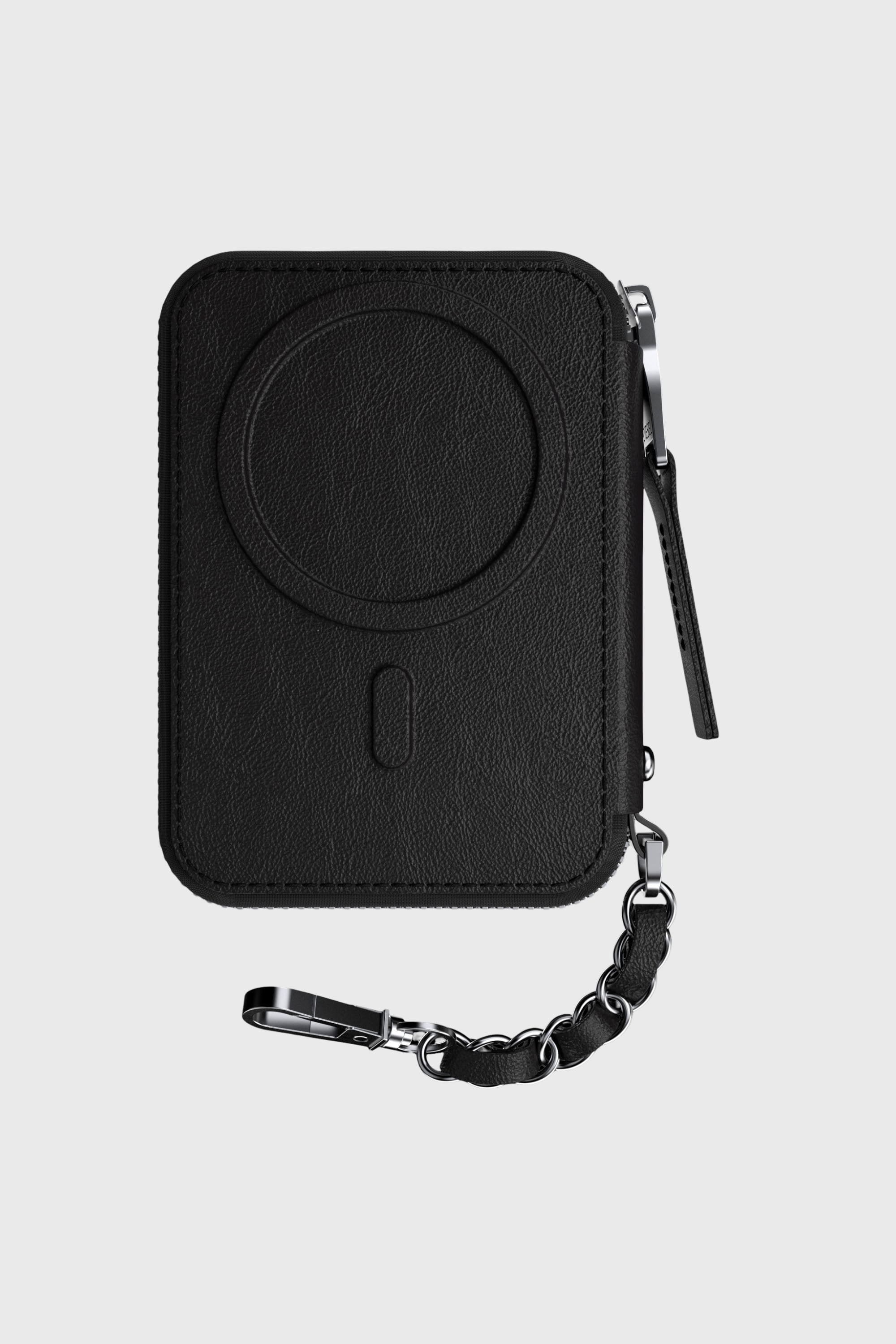 Diesel - 60667 UNIVERSAL POUCH, Unisex Oval D MagSafe-Tasche in Schwarz - 2