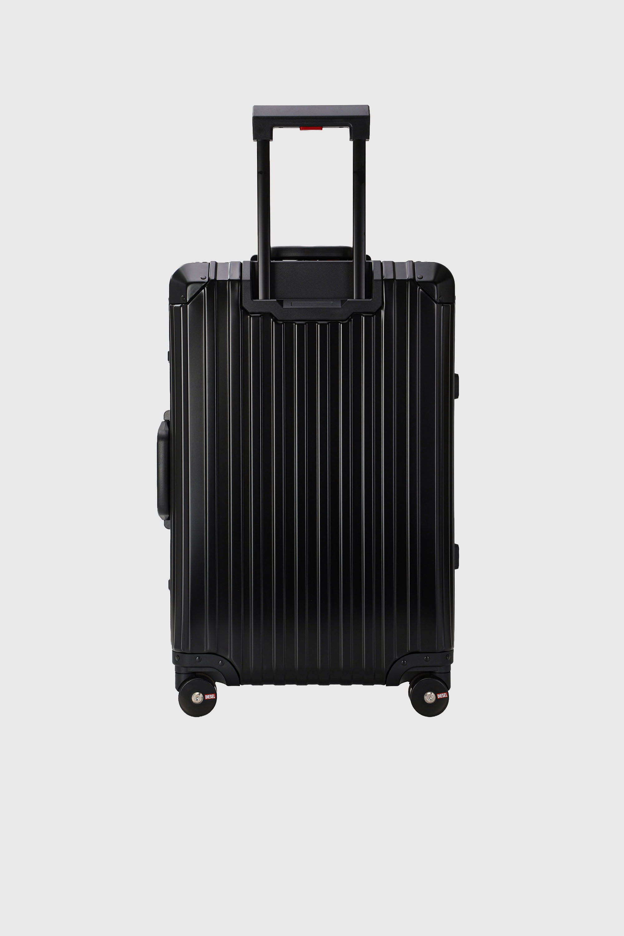 Diesel - DIESEL ALUMINUM TROLLEY- DSL002, Unisex Koffer aus Aluminium Gr&ouml;&szlig;e M in Schwarz - 2