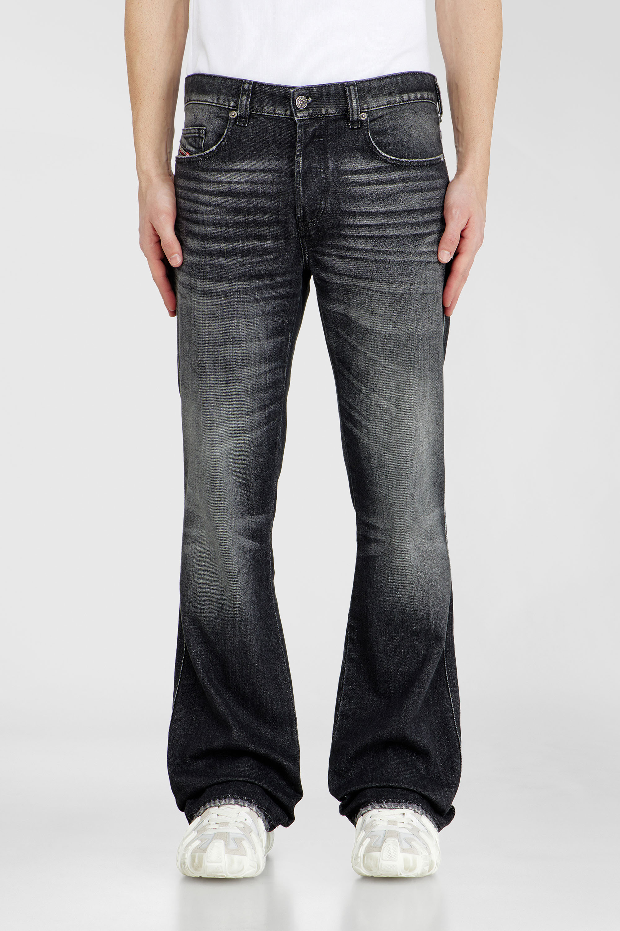 Diesel - Man's Bootcut Jeans 1998 D-Buck 09L50, Black/Dark grey - 1
