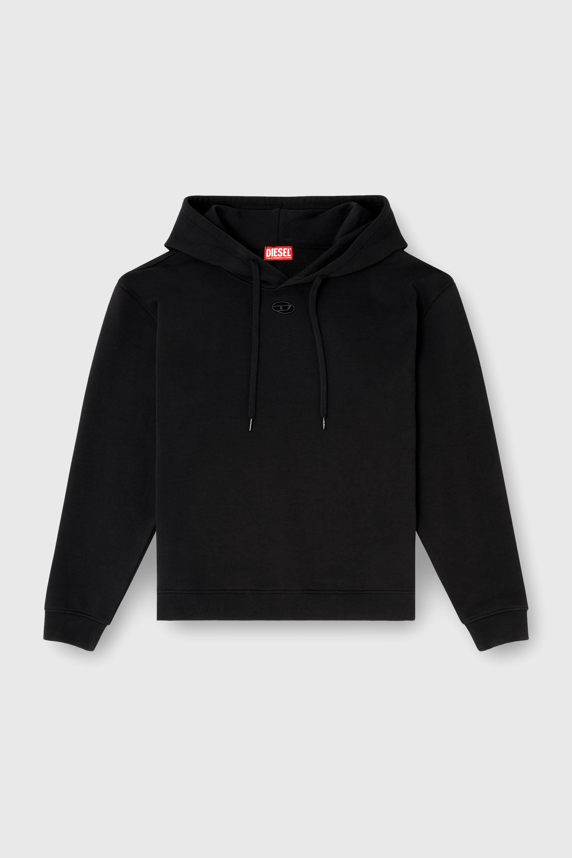 Diesel - F-NORMY-HOOD-OD, Damen Sweatshirt aus Baumwolle mit Oval D Logo in Schwarz - 2