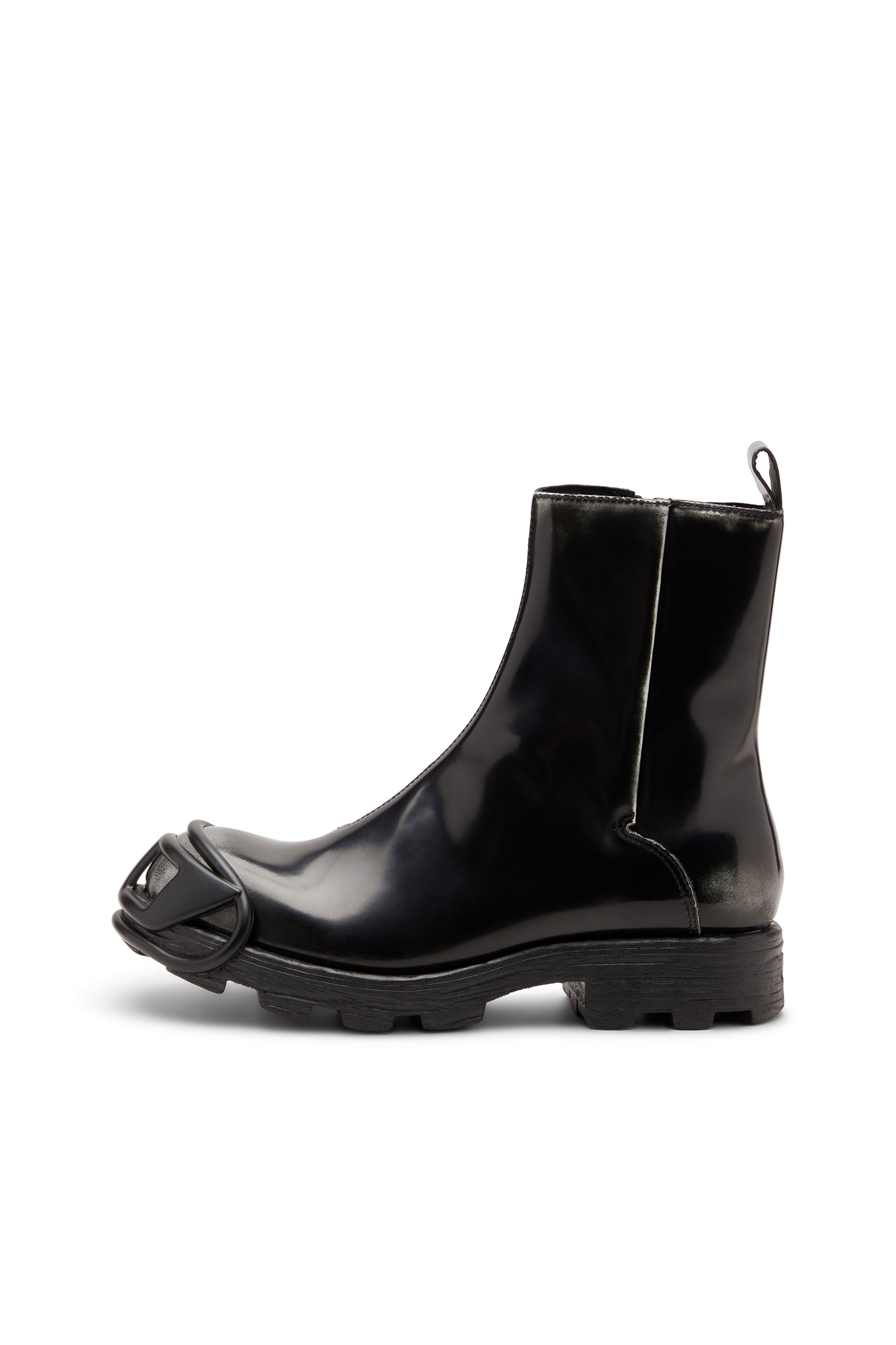 D-HAMMER BT ZIP D, Schwarz Diesel - D-HAMMER BT ZIP D, Herren D-Hammer - Stiefel aus Leder mit Reißverschluss in Schwarz - 7