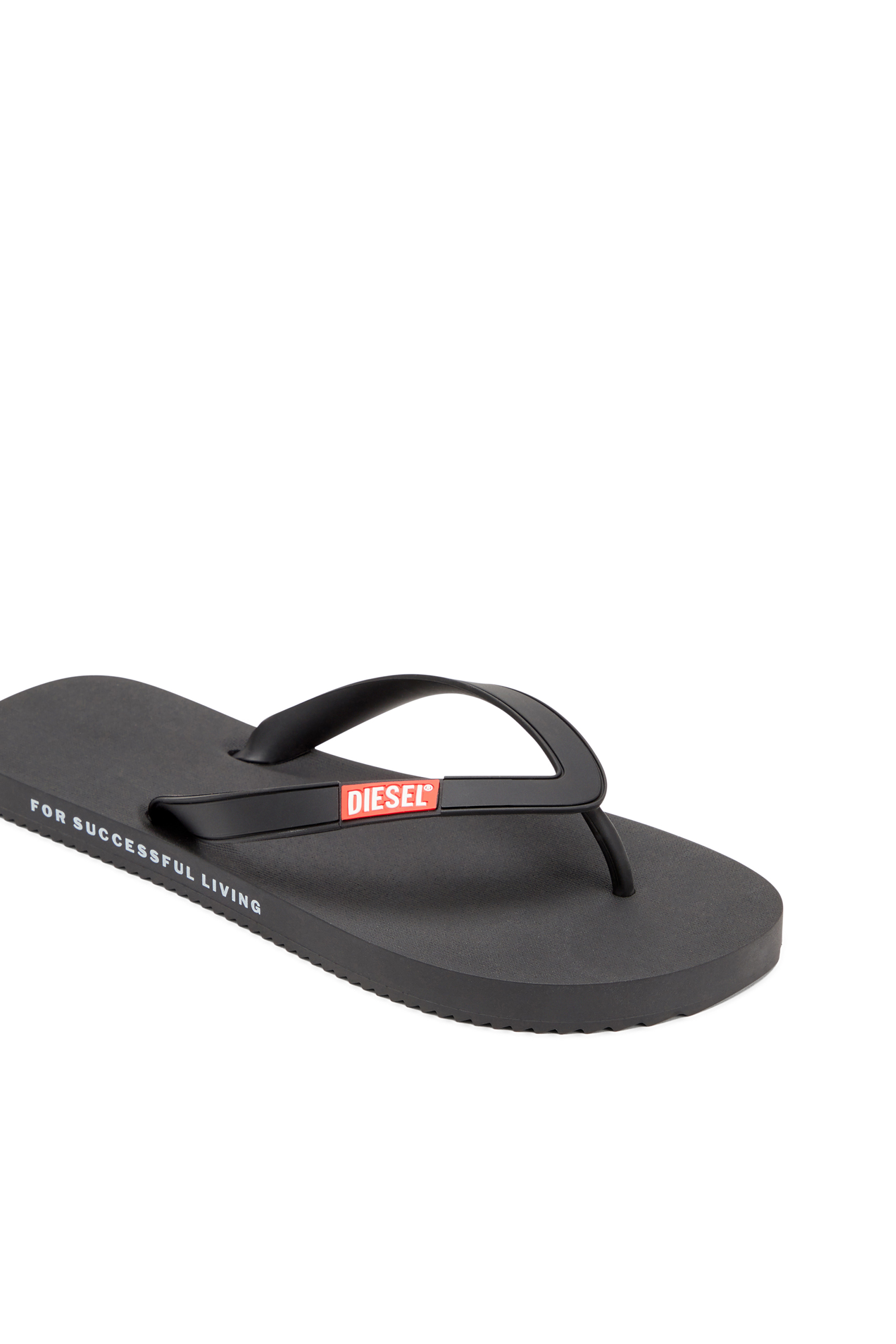 Diesel - SA-RIO W, Damen Sa-Rio-Flip-Flops aus Gummi in Schwarz - 6