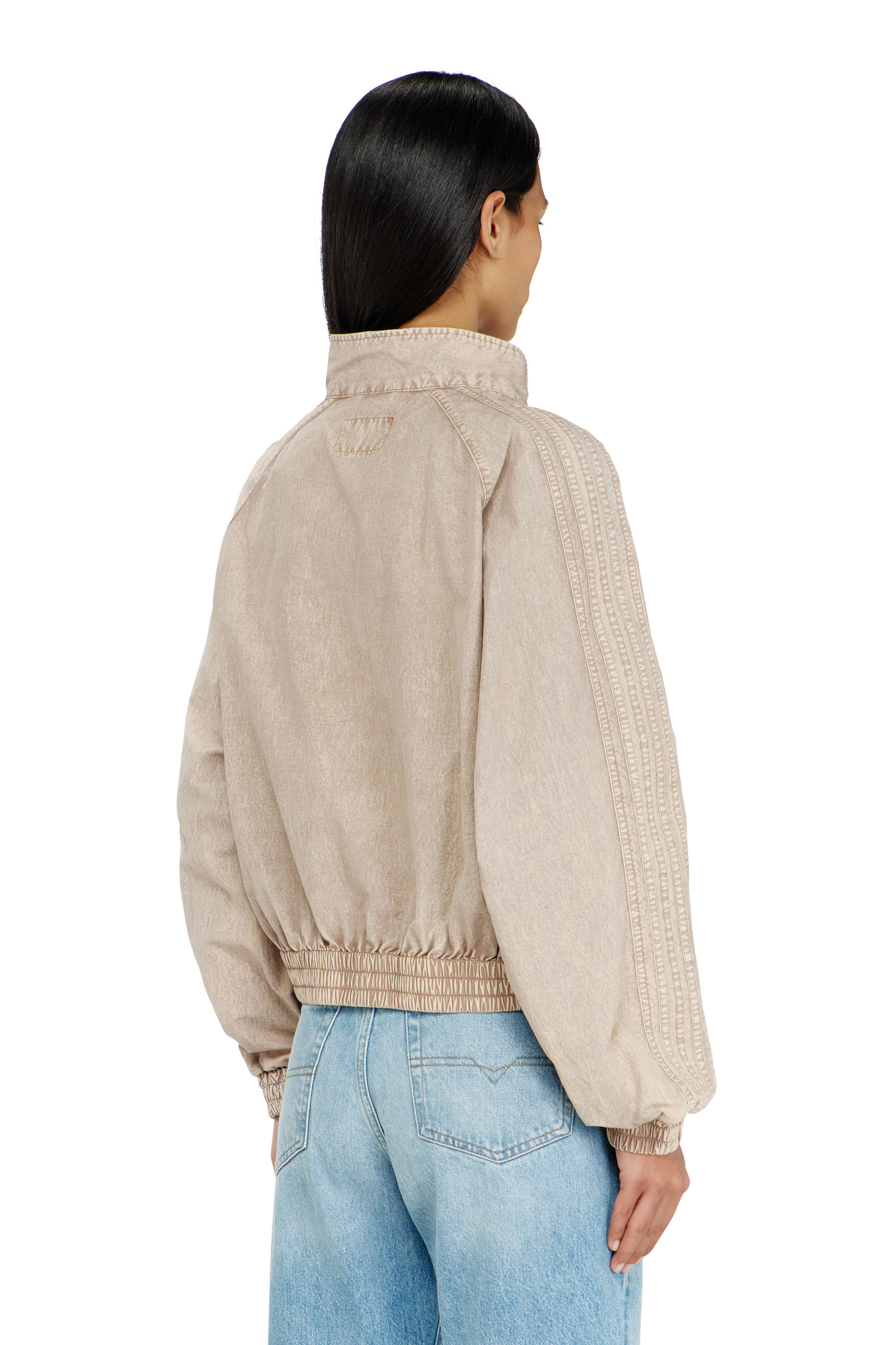 Diesel - G-ARDEN, Damen Windjacke aus behandeltem Taslan in Beige - 4