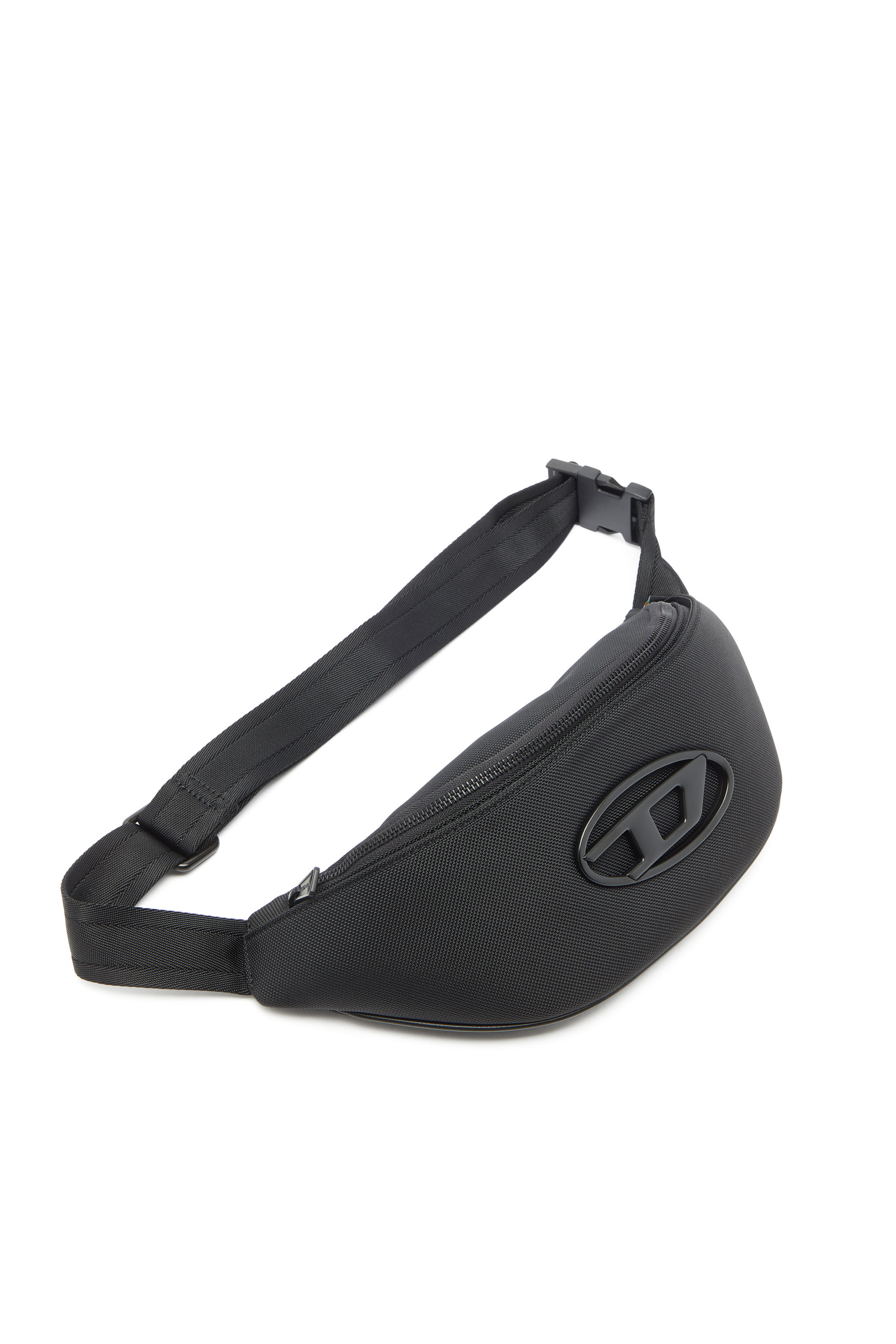 Diesel - HOLI-D BELT BAG M, Unisex Holi-D - G&uuml;rteltasche aus Nylon mit Innentasche in Schwarz - 5