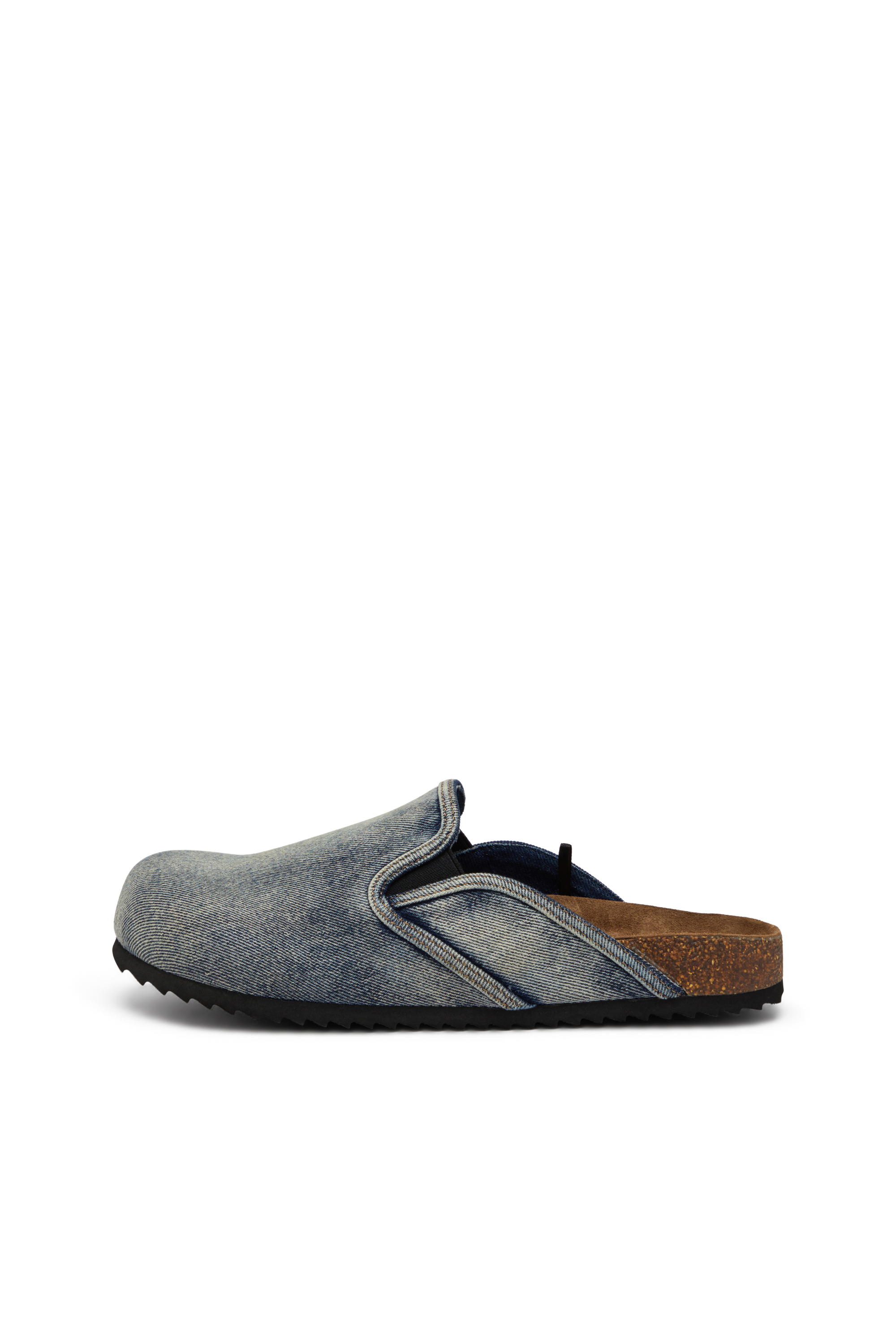 Diesel - D-WOODSTOCK SLIP-ON, Herren D-Woodstock-Mules aus Denim in Dunkelblau - 7