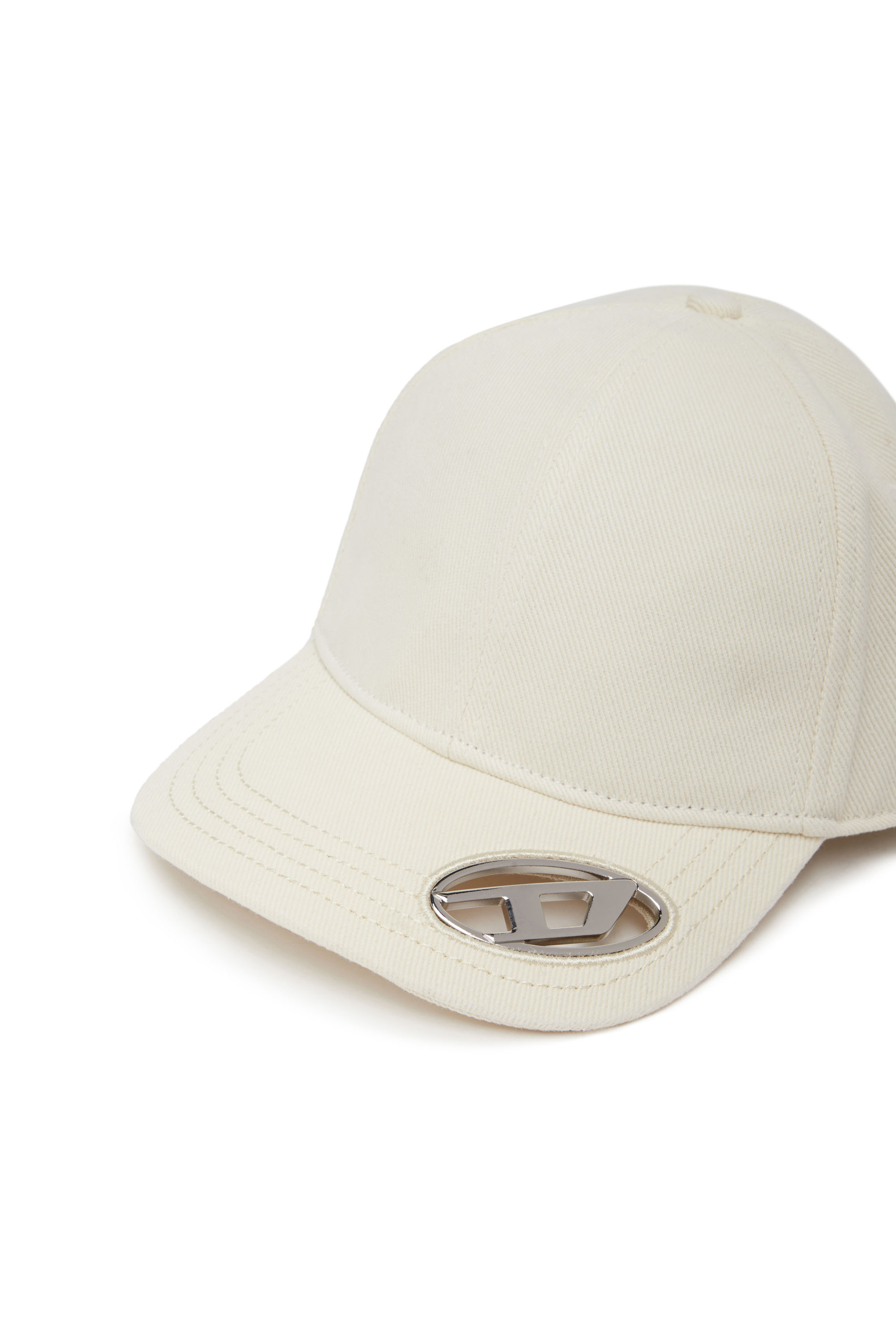 Diesel - C-PLAK, Herren Basecap mit Oval D-Plakette in Weiß - 3
