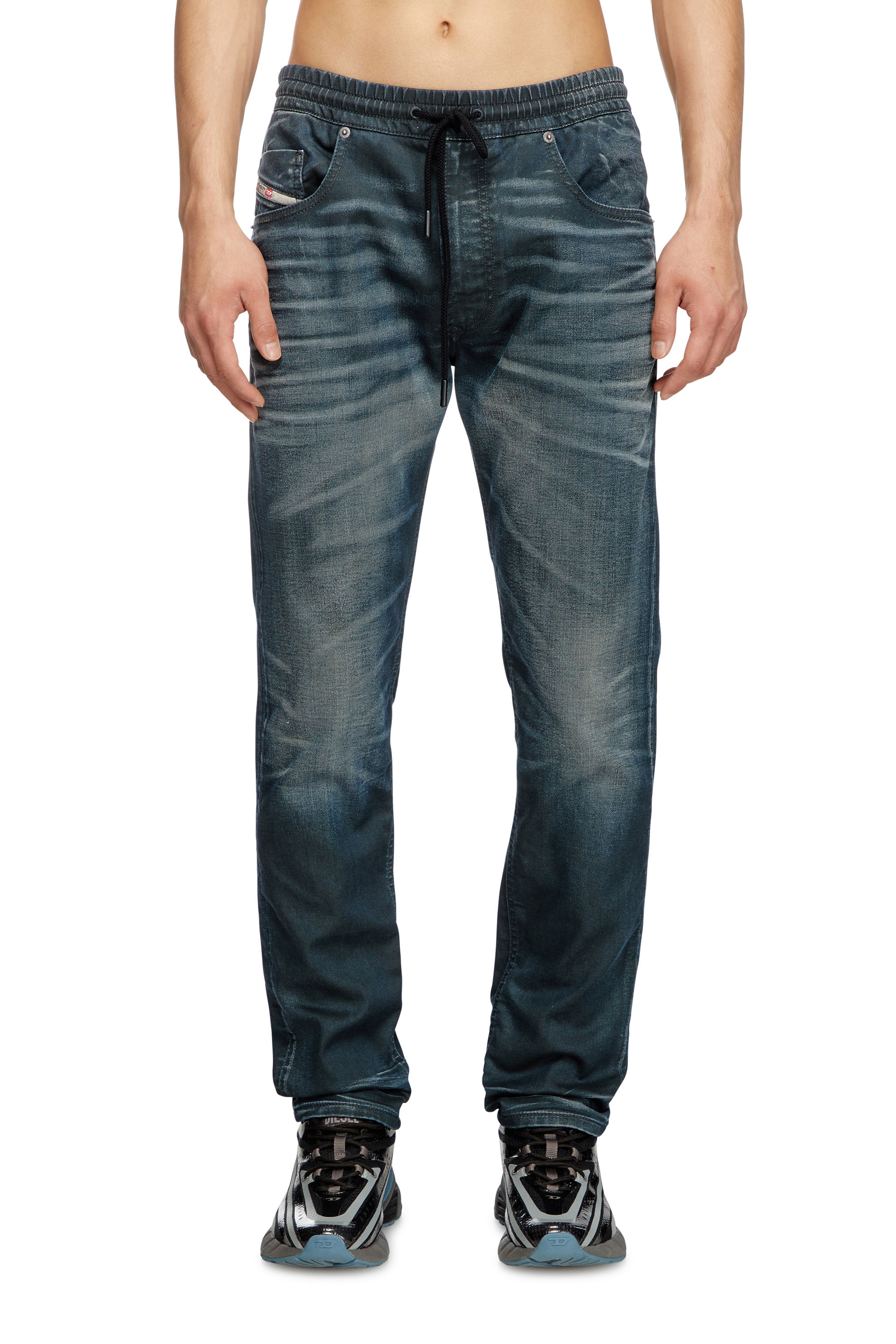 Diesel - Herren Regular 2030 D-Krooley Joggjeans® 068QK, Dunkelblau - 1