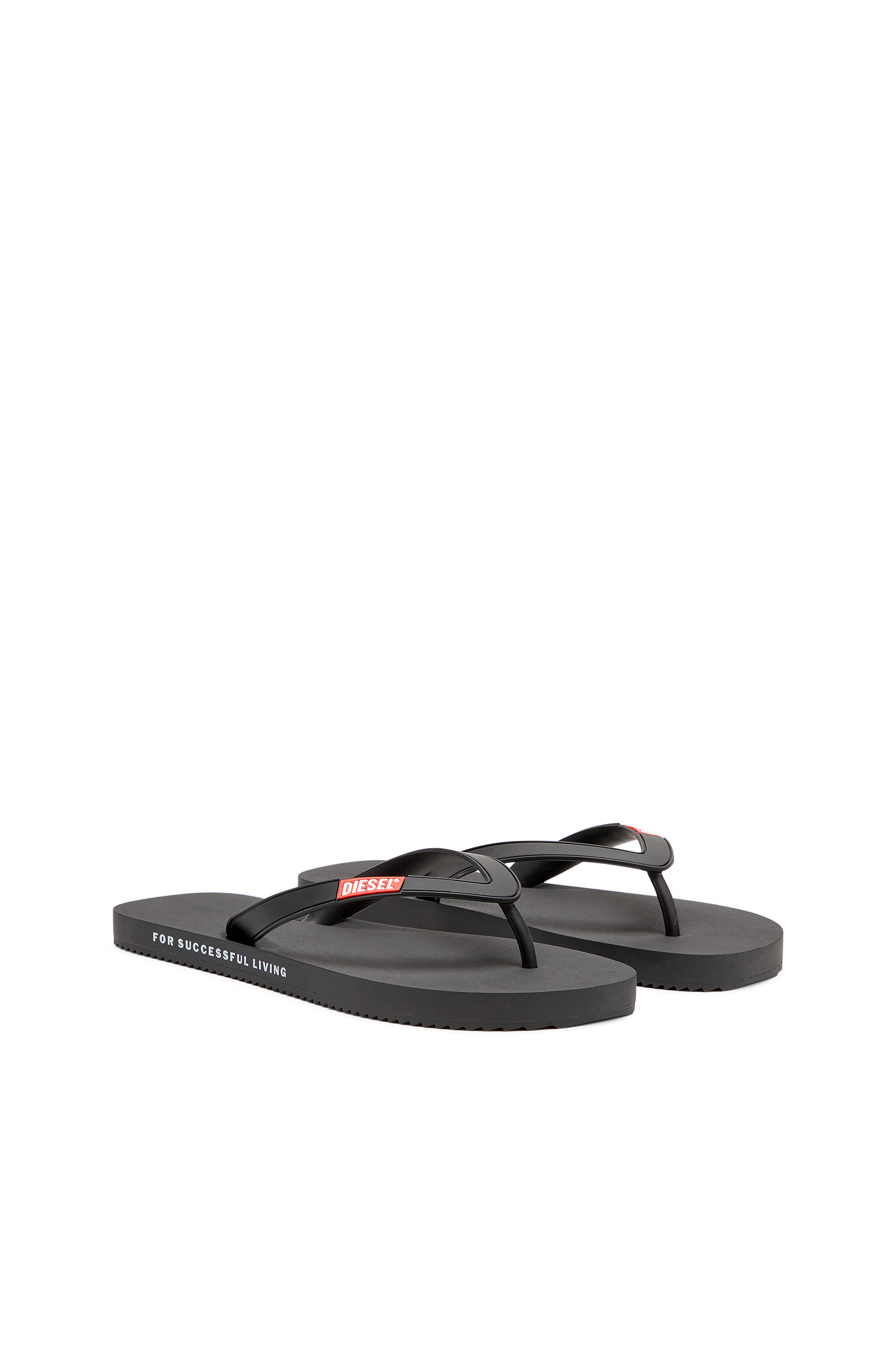 Diesel - SA-RIO W, Damen Flip-Flops aus Gummi in Schwarz - 2