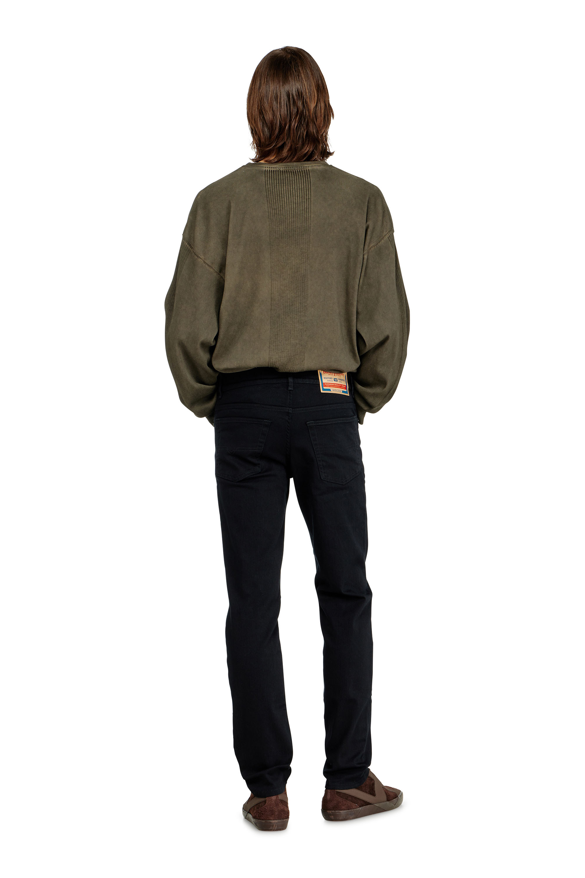 Diesel - Herren Regular Jeans 2023 D-Finitive 069YP, Schwarz/Dunkelgrau - 3