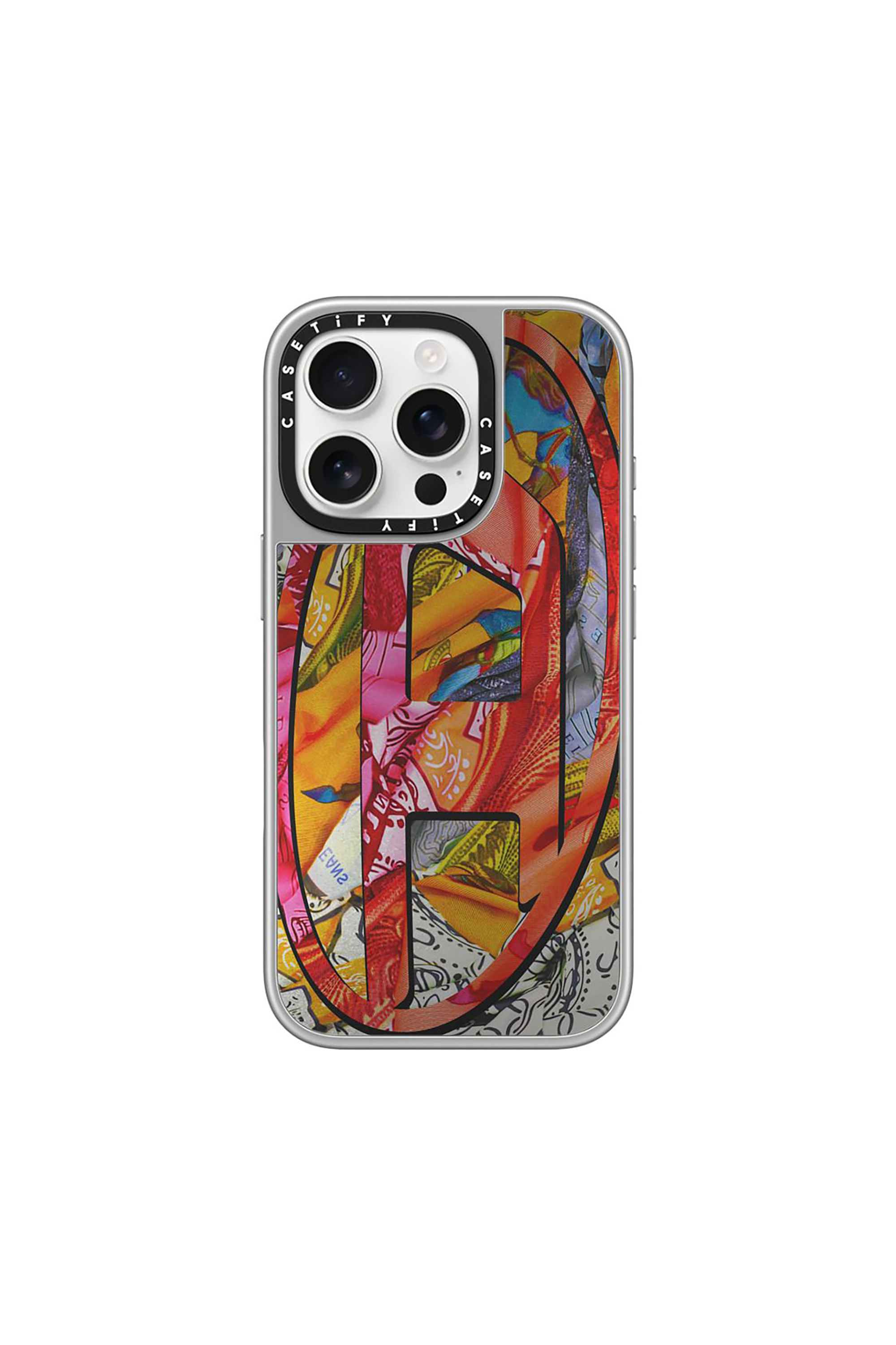 Diesel - 60334 CASETIFY MOULDED CASE, Unisex's Magsafe Bandana Case iPhone 16 Pro in Multicolor - 1