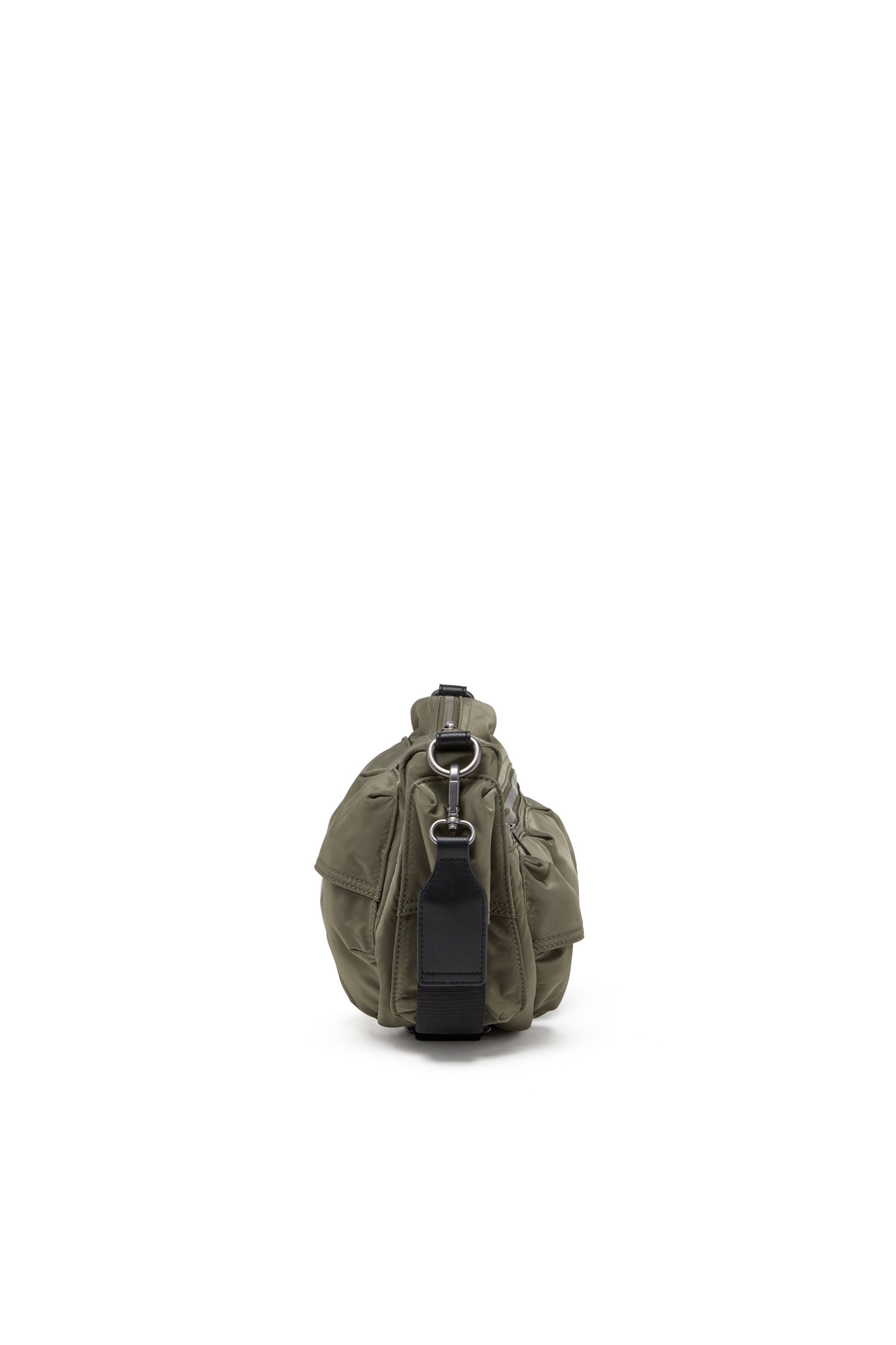 Diesel - MULTI-PKTS SHOULDER BAG X, Unisex Multi-Pkts-Multipocket-Utility-Tasche in Grün - 4