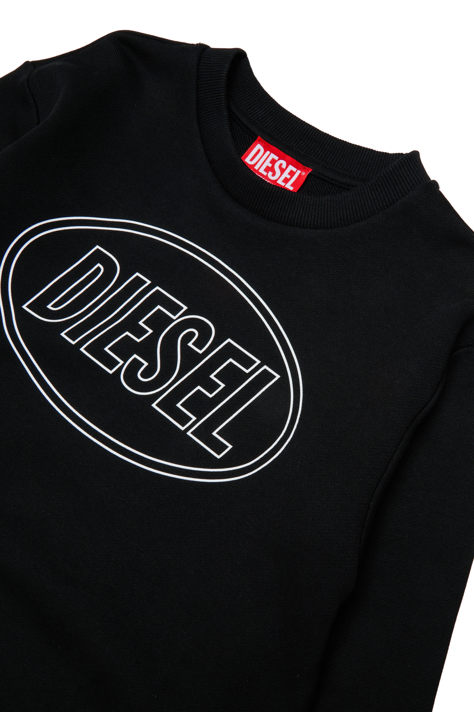 Diesel - SCIRCLE OVER, Herren Sweatshirt mit Logo-Print in Schwarz - 3