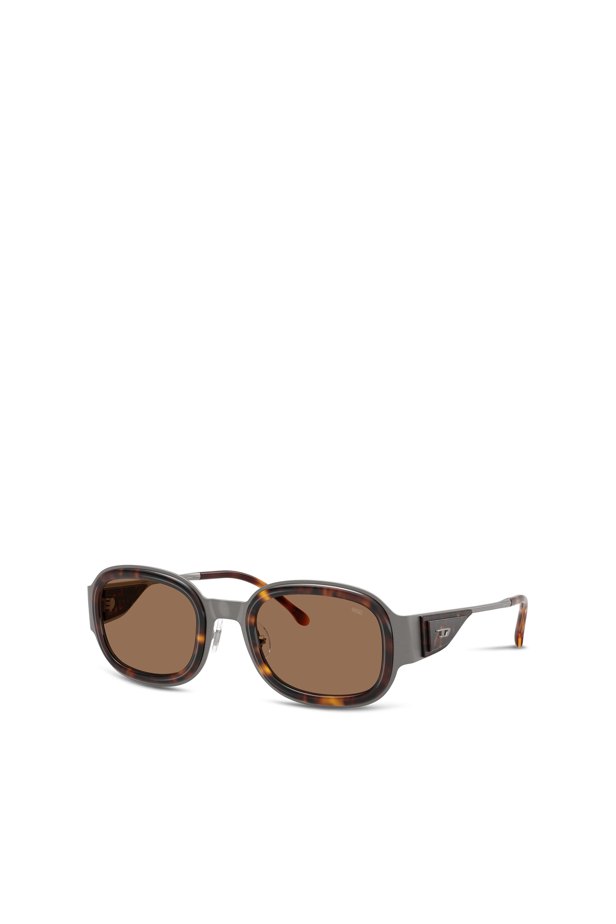 Diesel - 0DL1020, Unisex Quadratische Sonnenbrillen in Braun - 2