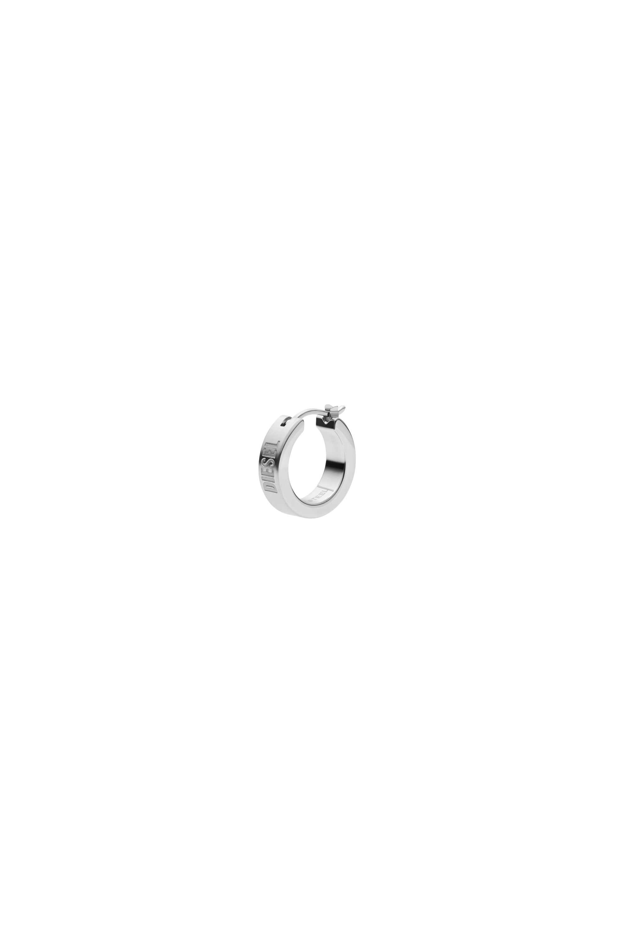 Diesel - DX1639040 JEWELLERY, Unisex Ohrring aus Edelstahl in Silber - 1