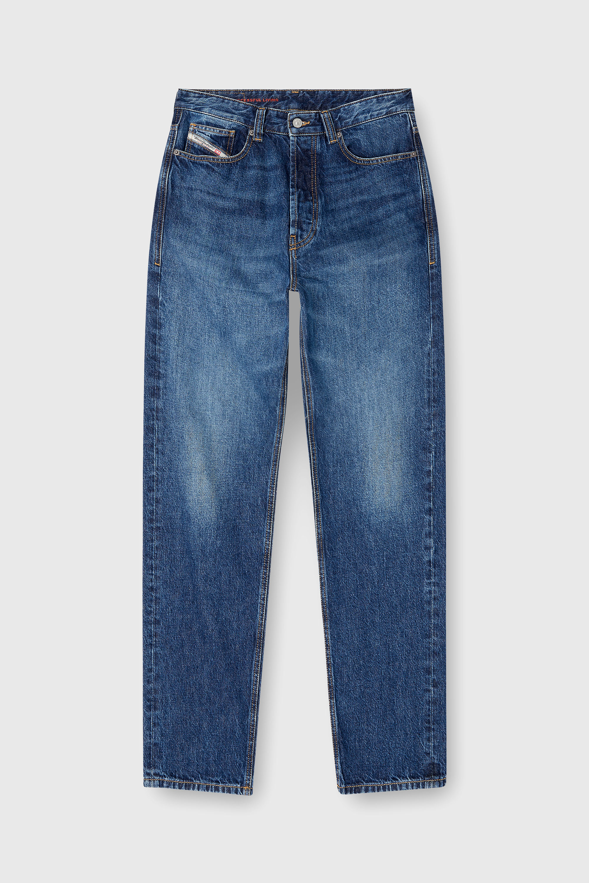 Diesel - Herren Regular Jeans 2024 D-Macs 09I27, Mittelblau - 4