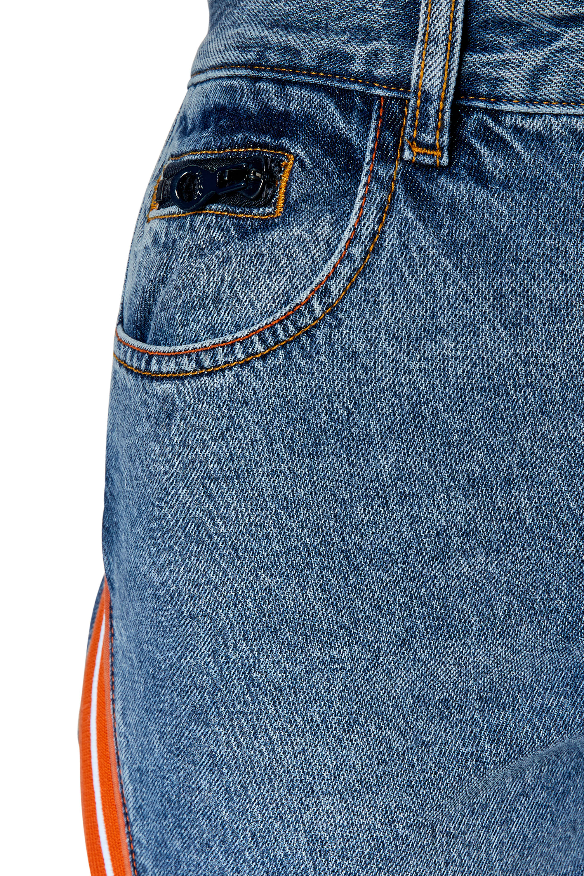Diesel - D-Vision 0EMAT Skinny Jeans, Mittelblau - Image 3