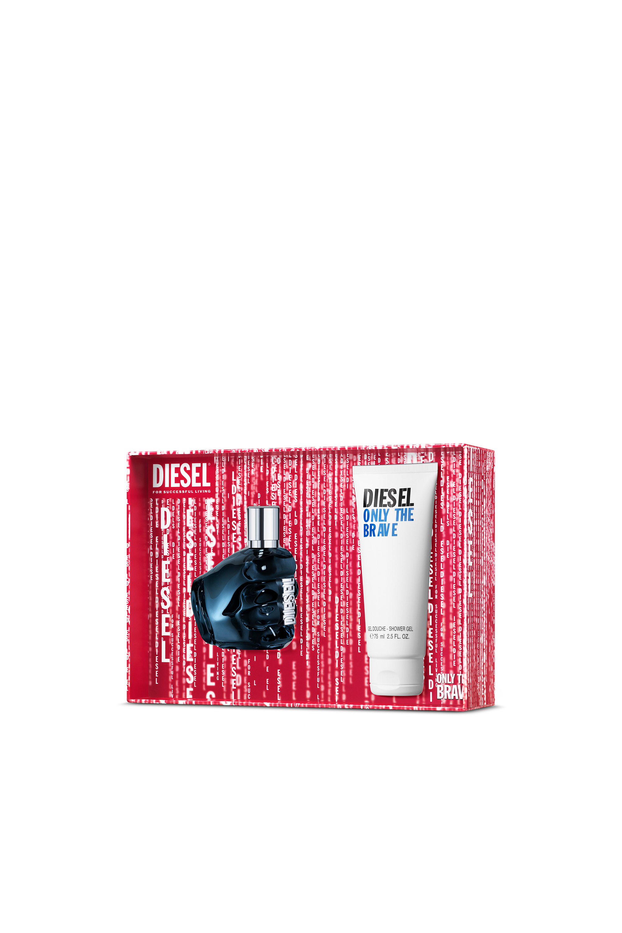 Diesel - DSL OTB SETS EDP V50+SG75 LG113200, Herren Only The Brave Giftset, Eau De Parfum in Blau - 3