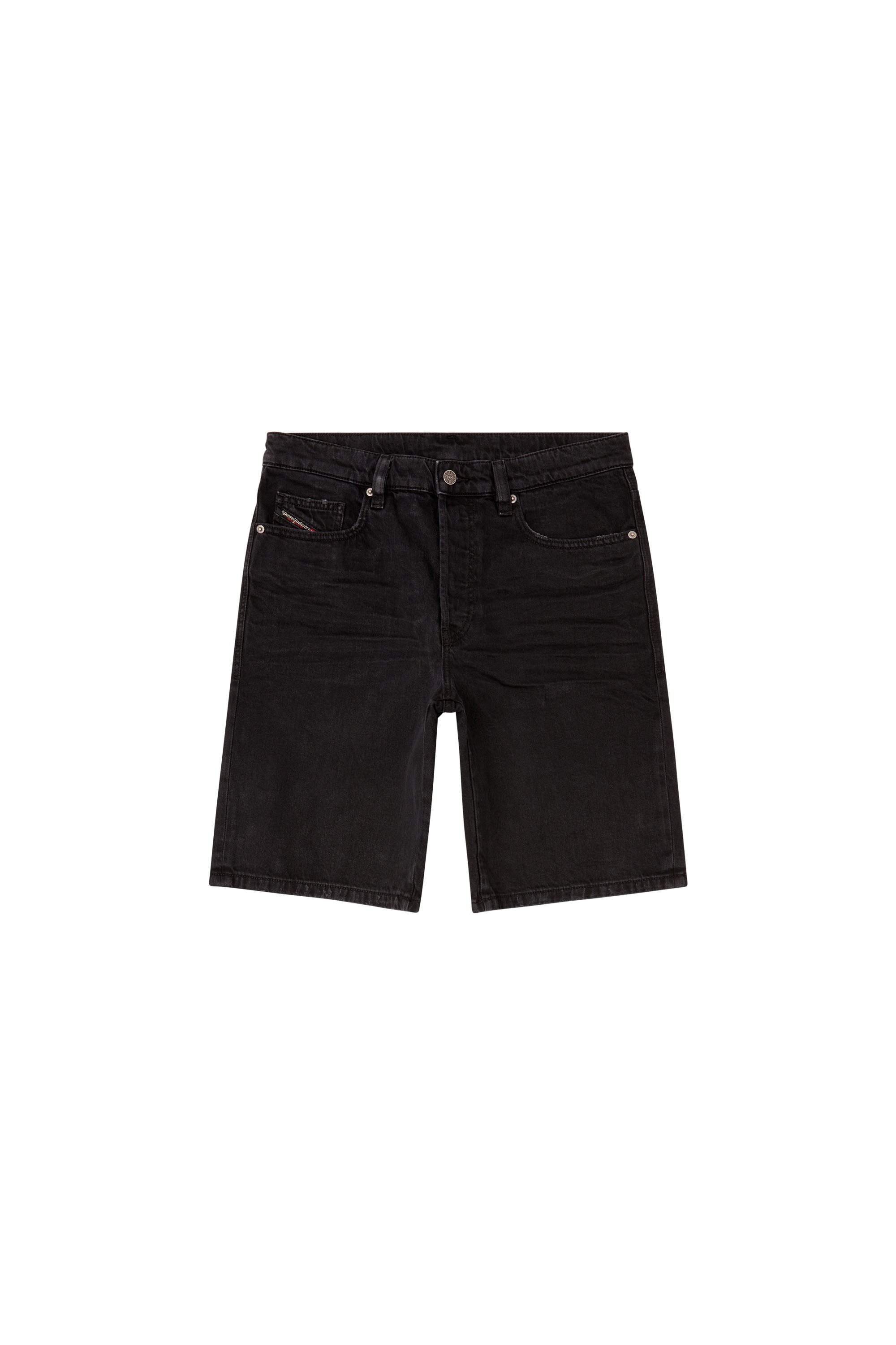Diesel - REGULAR-SHORT, Herren Shorts aus Denim in Schwarz - 2