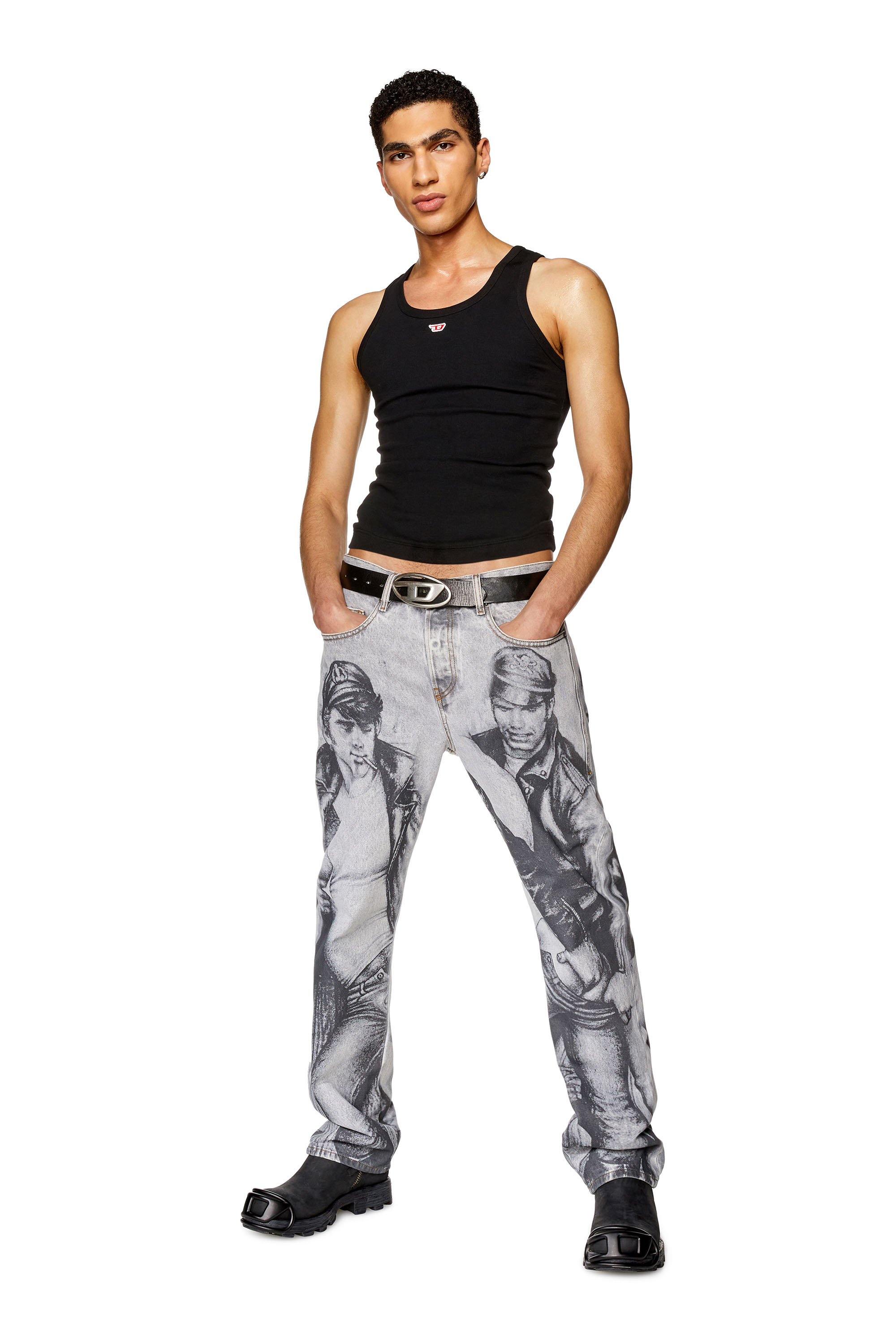 Diesel - Straight Jeans 2020 D-Viker 007F8, Grau - Image 5