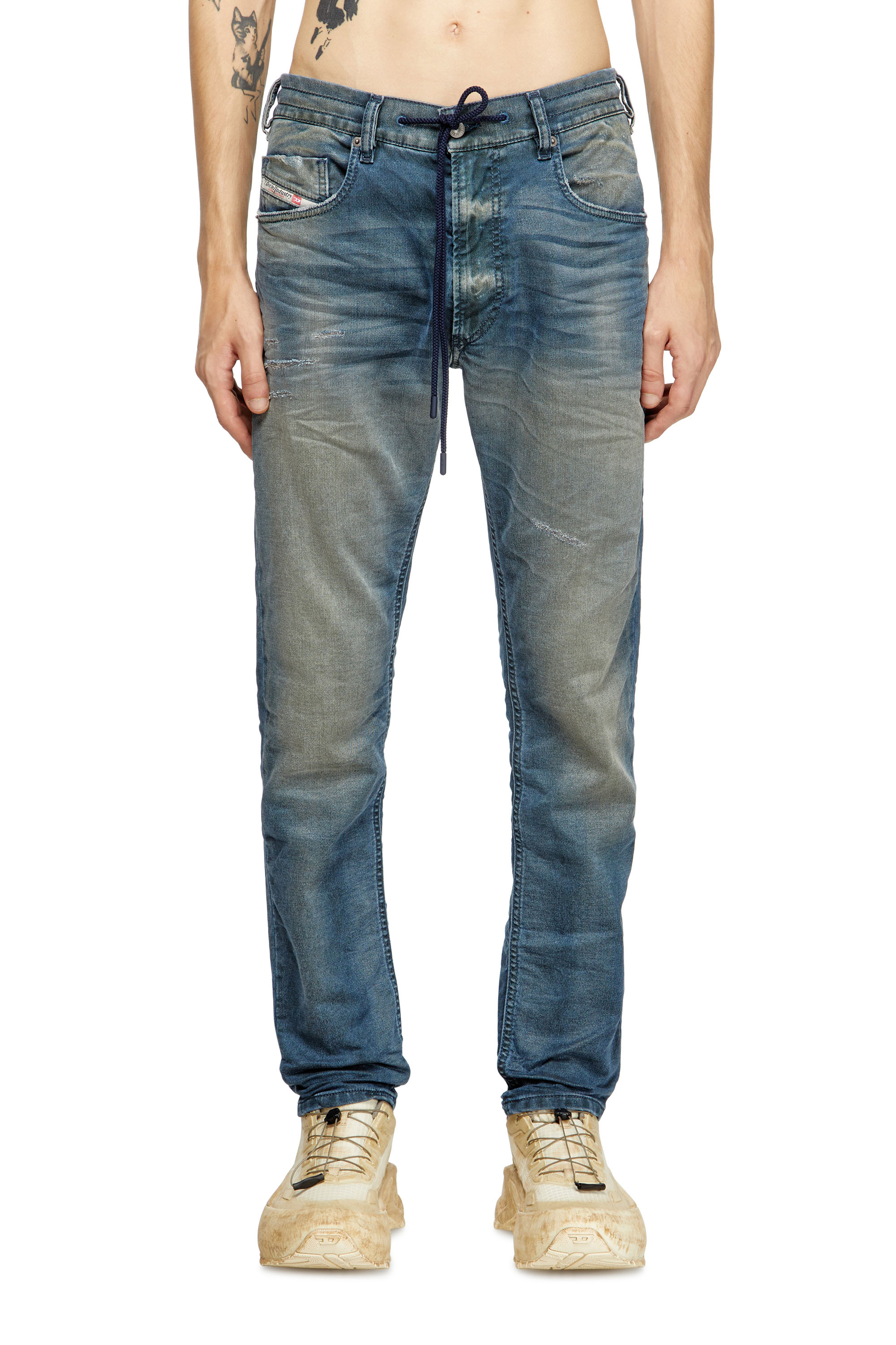 Diesel - Herren Regular 2032 D-Krooley Joggjeans® 068SC, Dunkelblau - 1