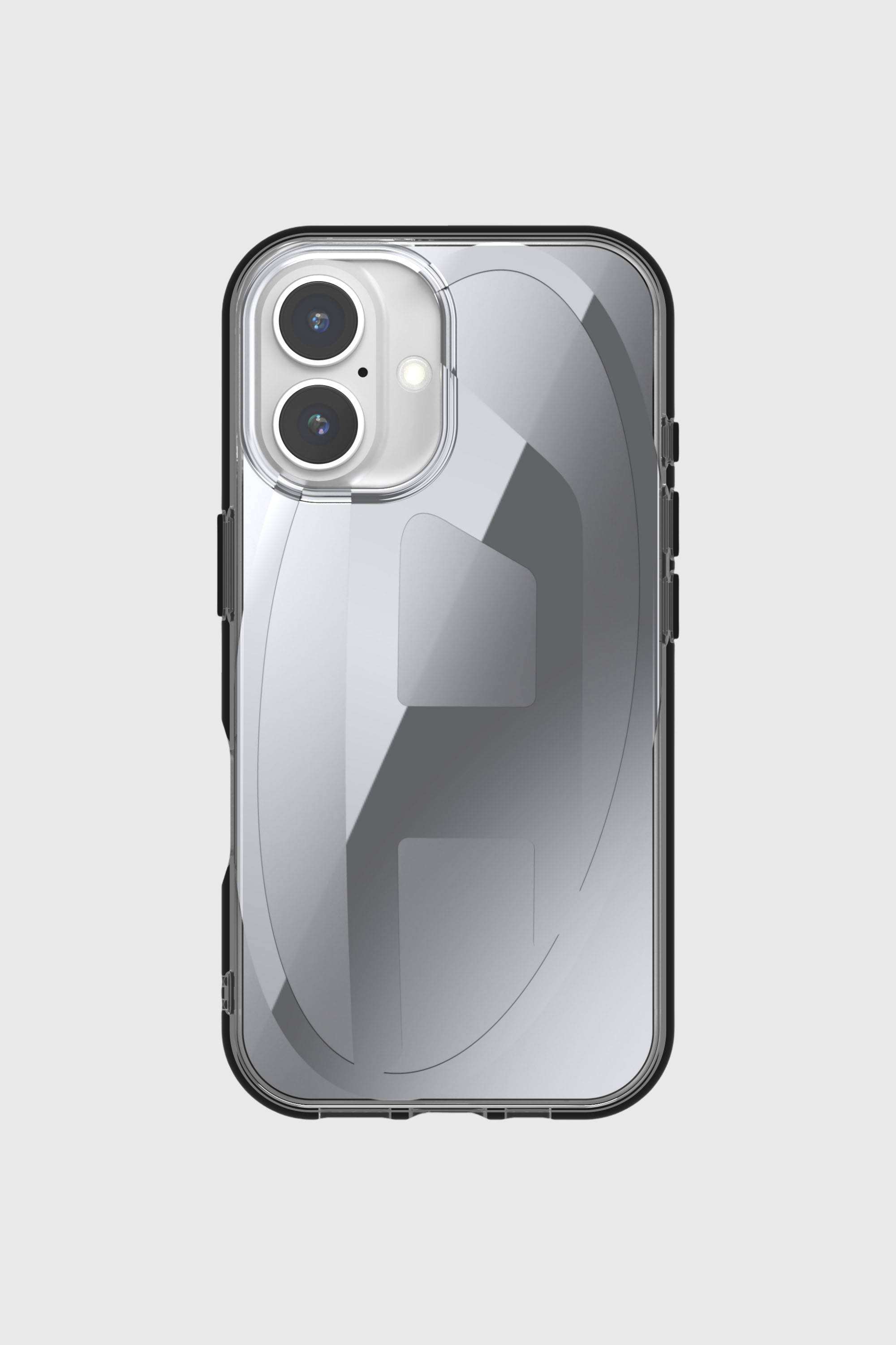 Diesel - 60159 AOP CASE, Unisex Oval D Mirror Case for iP 16 in Grau - 2