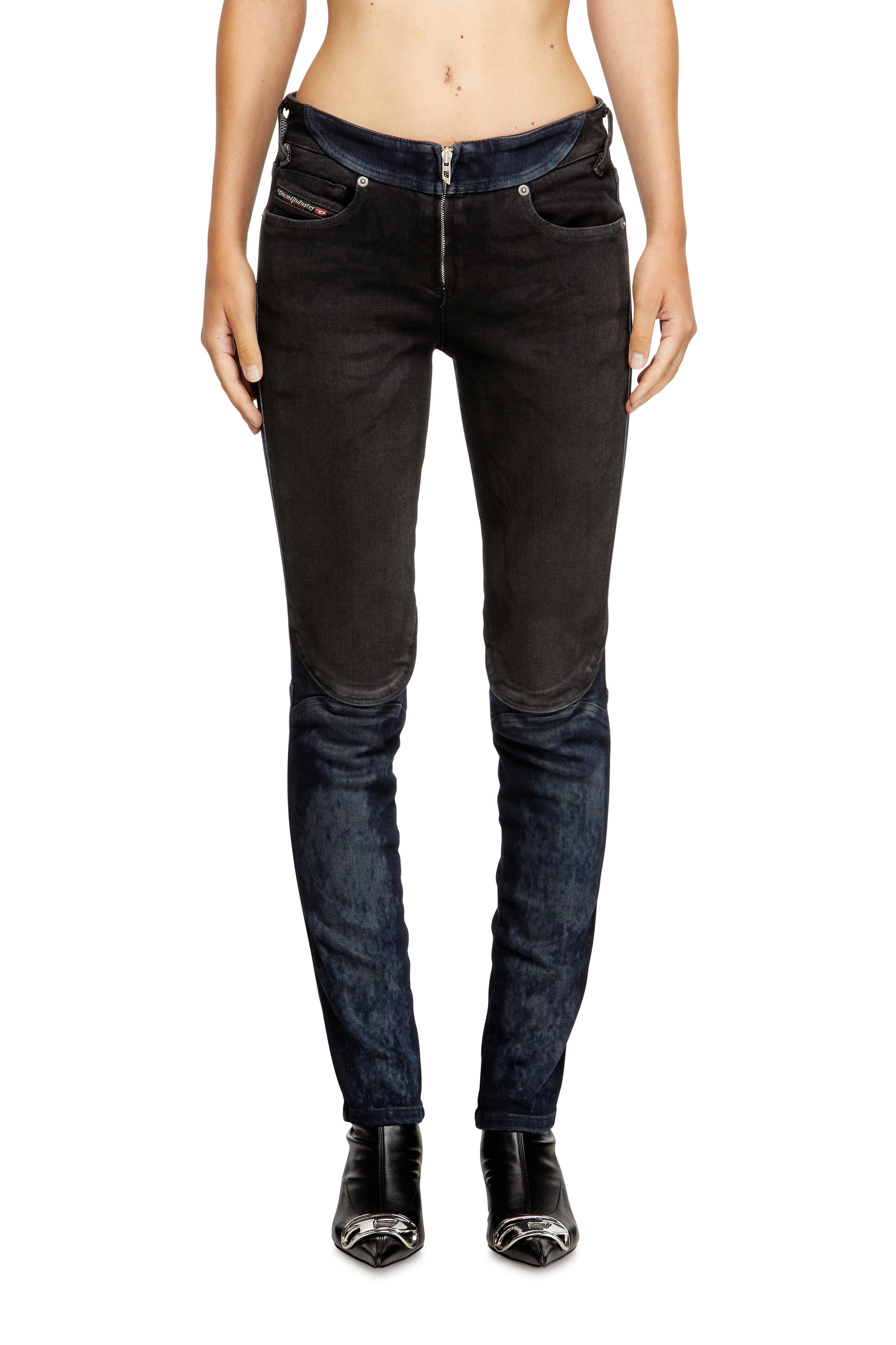 Diesel - Damen Slim Jeans D-Bikee 09M92, Dunkelblau - 1