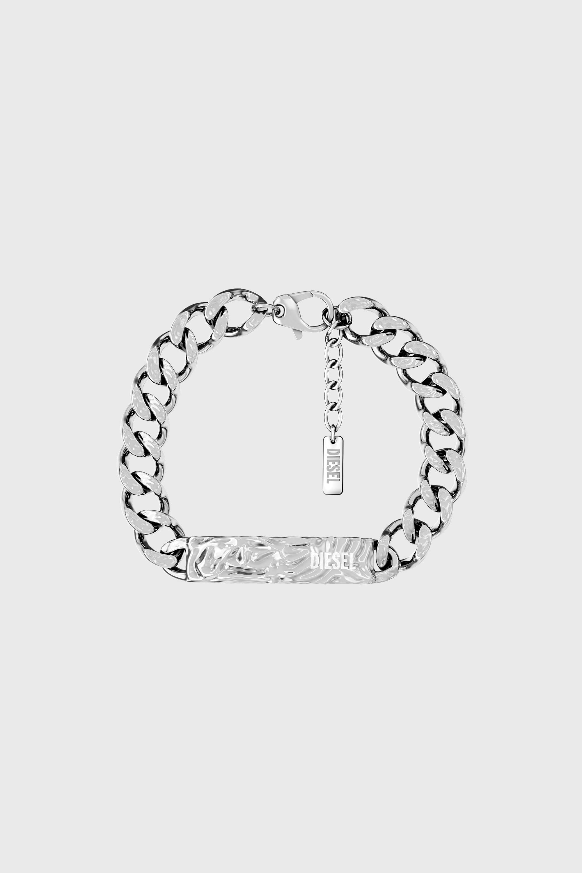 Diesel - DX1732040, Unisex ID-Armband aus Edelstahl in Silber - 1