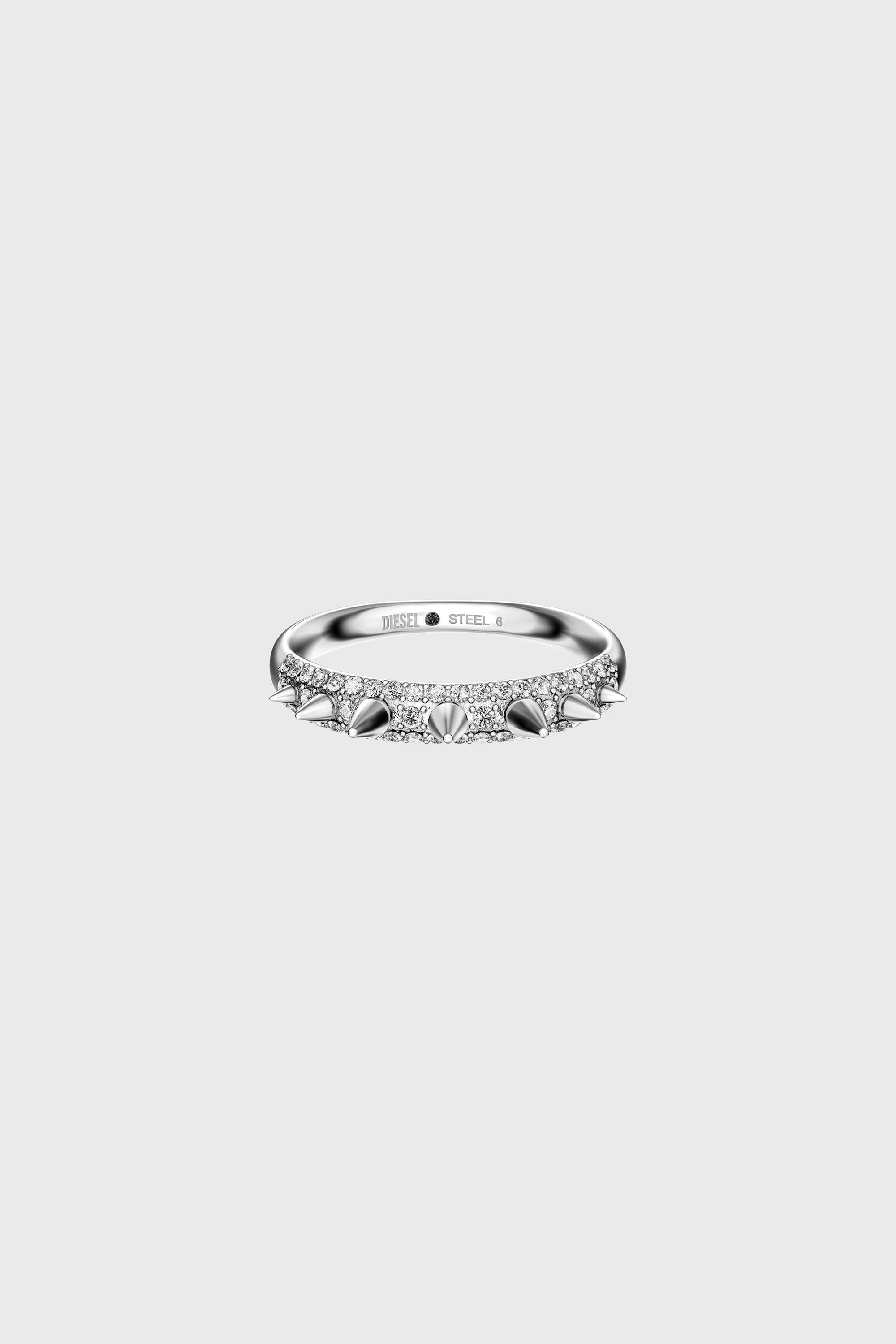 Diesel - DX1729040, Unisex Bandring aus Edelstahl in Silber - 2