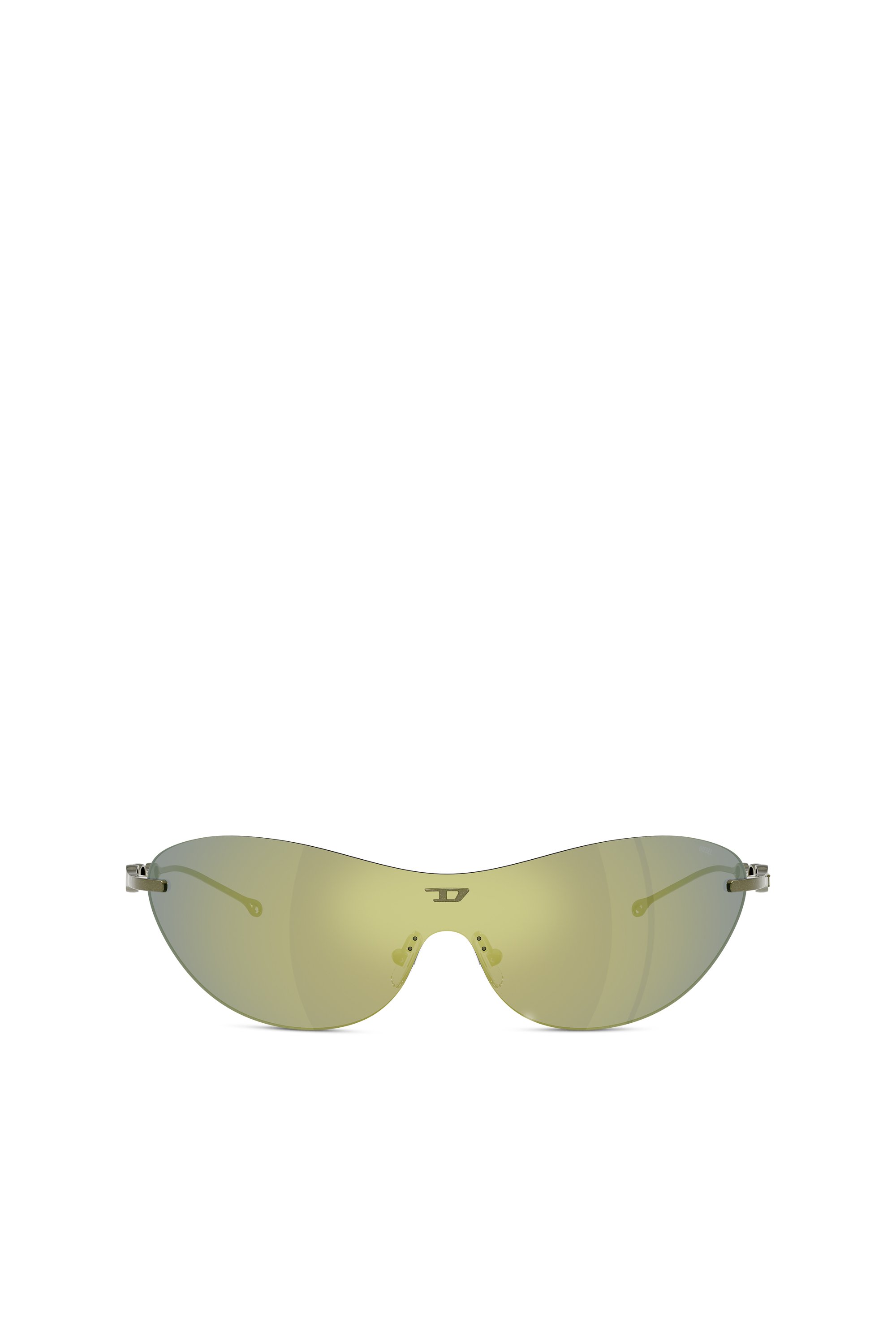 Diesel - 0DL1006 SIZE 35, Unisex Ovale Sonnenbrille in Grün - 1