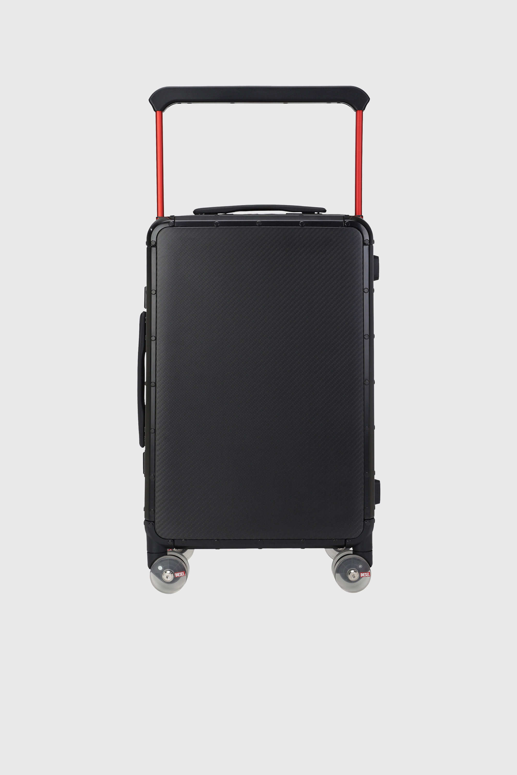 Diesel - DSL CARBON FIBER TROLLEY-BLACK- DSL001, Unisex Koffer aus Kohlefaser Gr&ouml;&szlig;e S in Schwarz - 2