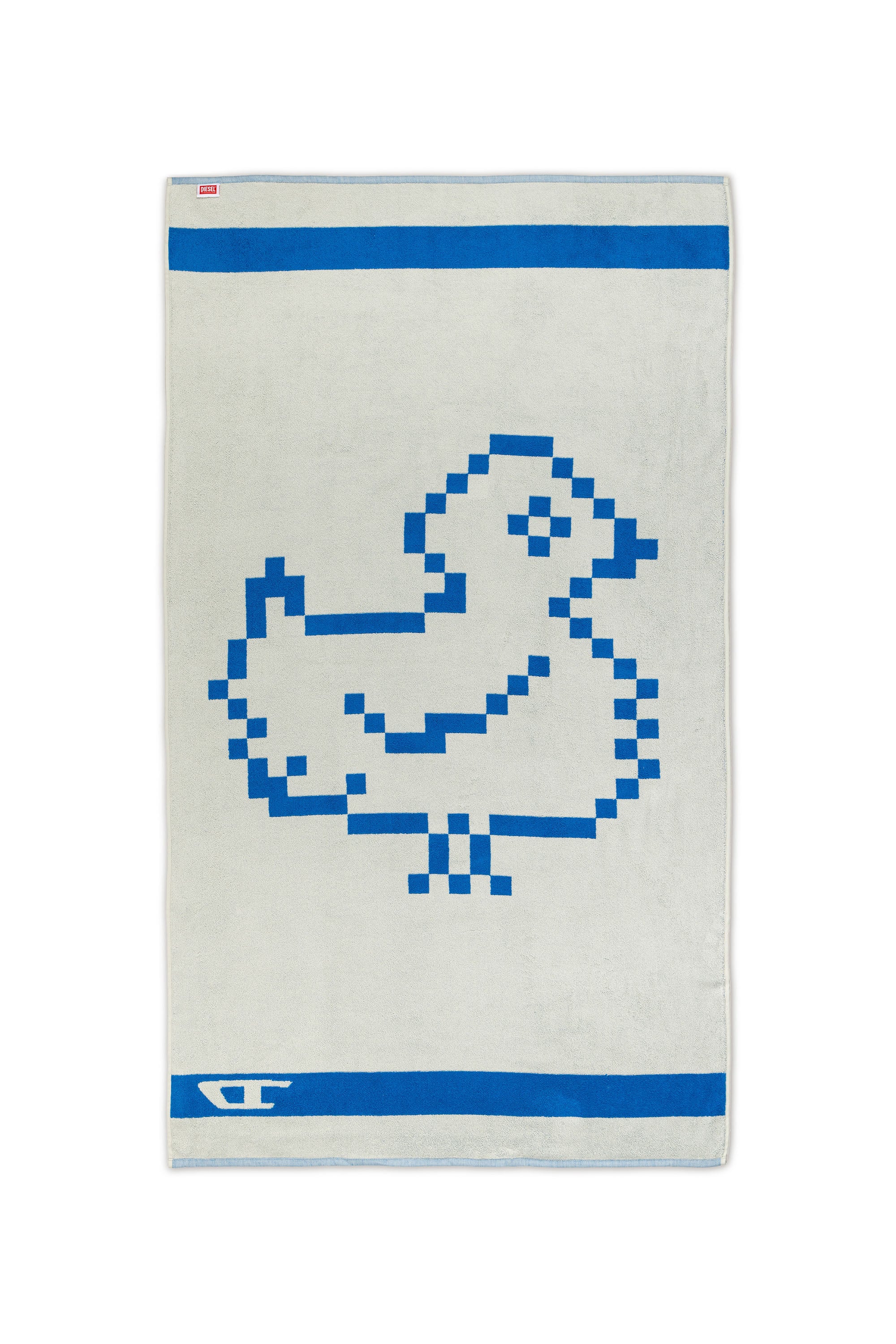 Diesel - 1018134  PIXEL TOYS 1 GREY/BLUE TOWEL, Unisex Frotteehandtuch 100x180 cm in Blau - 2