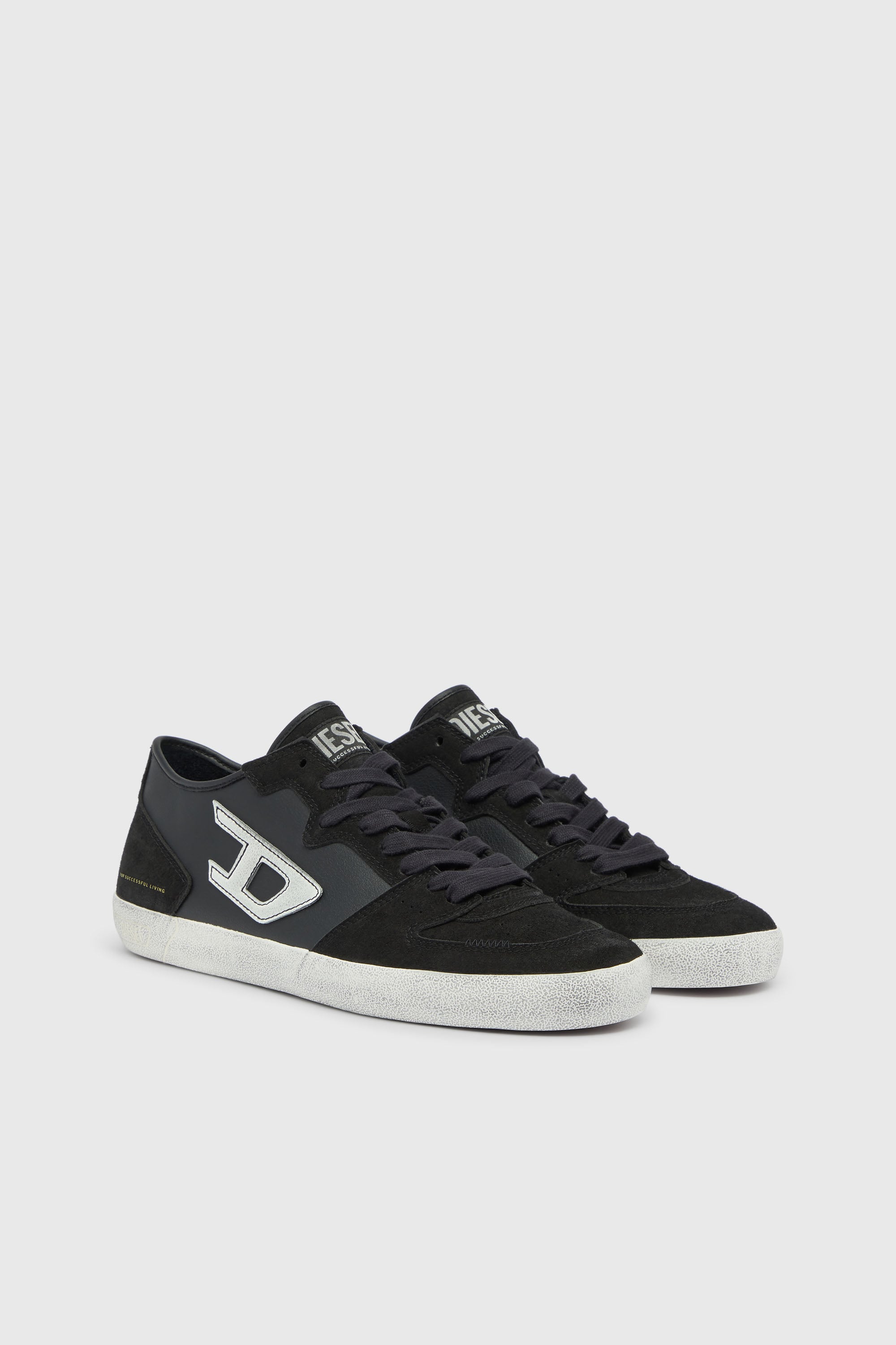 Diesel - S-LEROJI D-2 LOW, Herren S-Leroji-Panelled Sneakers mit D Logo in null - 2