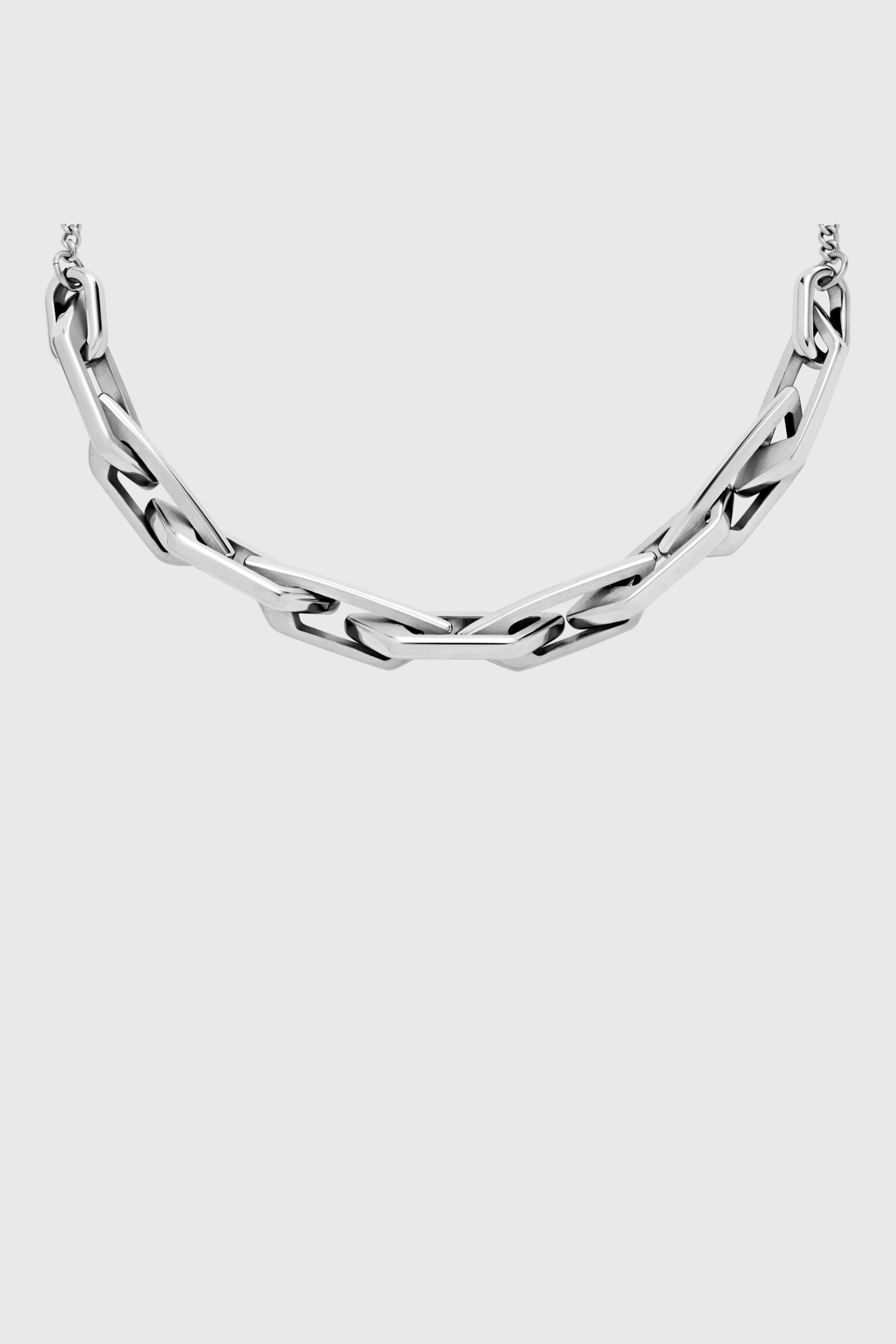 Diesel - DX1578040 JEWEL, Unisex Halskette aus Edelstahl in Silber - 2