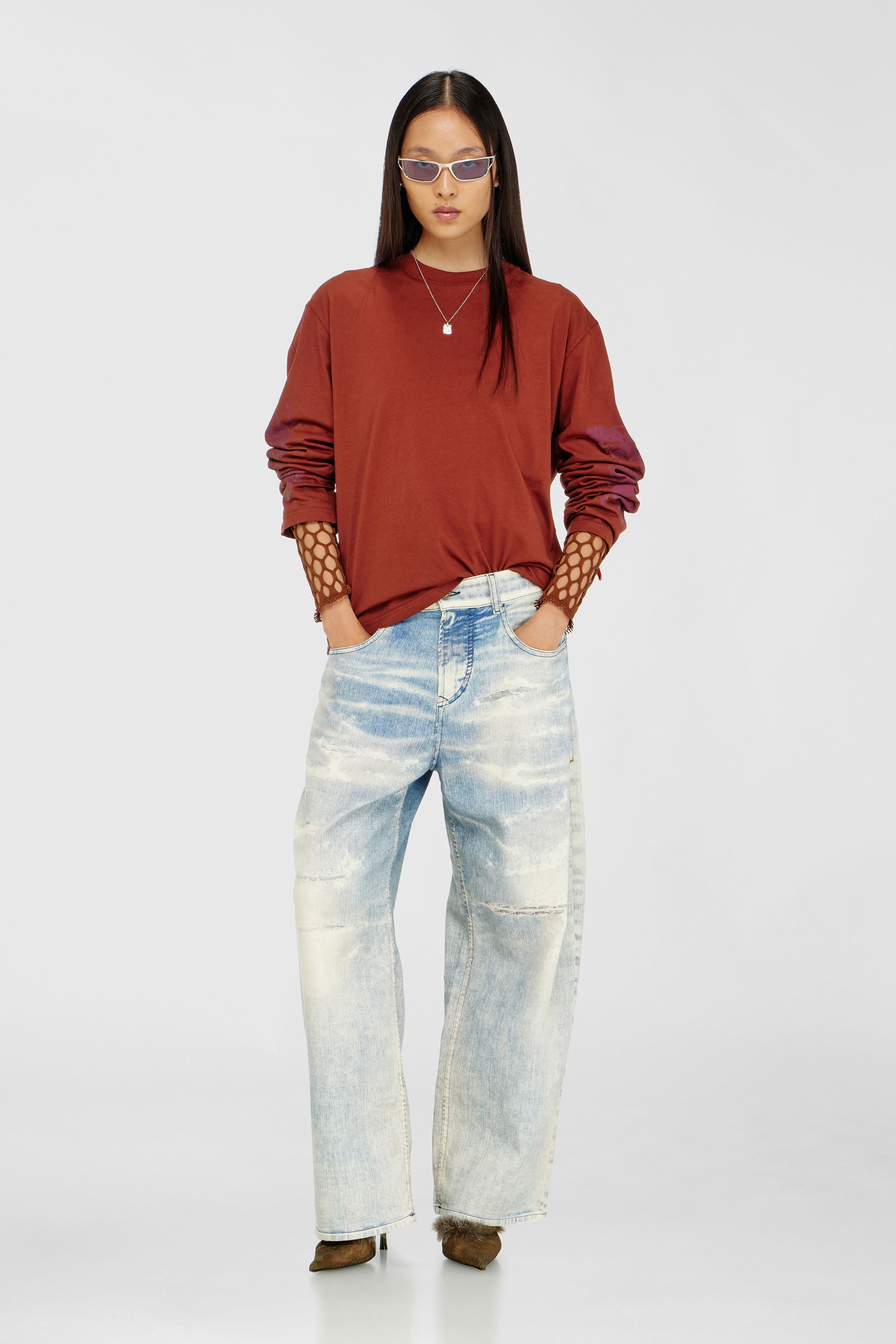 Diesel - Unisex Relaxed 2097 D-Enim-M Joggjeans&reg; 068XM, Hellblau - 1