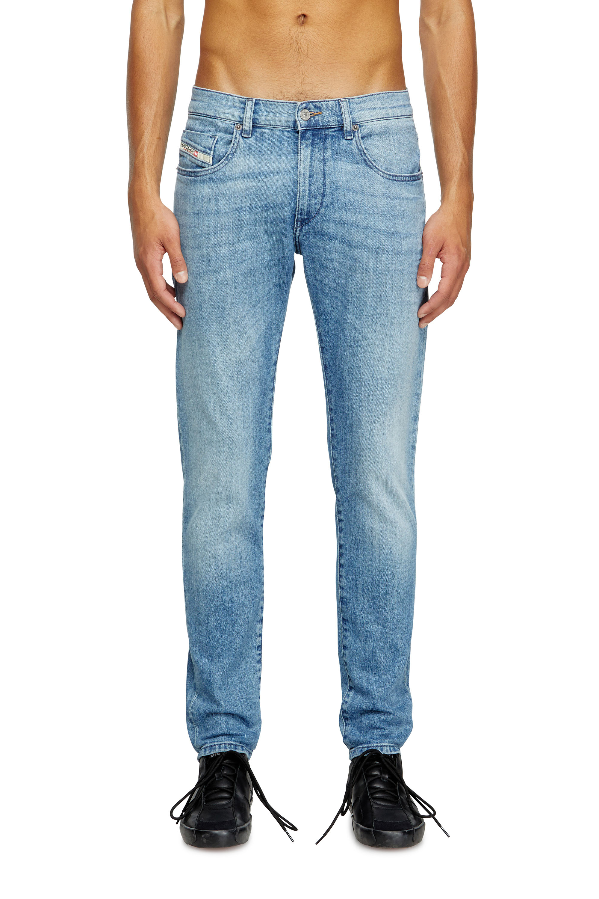 Slim Jeans 2019 D-Strukt 0GRDI, Hellblau Diesel - Herren Slim Jeans 2019 D-Strukt 0GRDI, Hellblau - 3