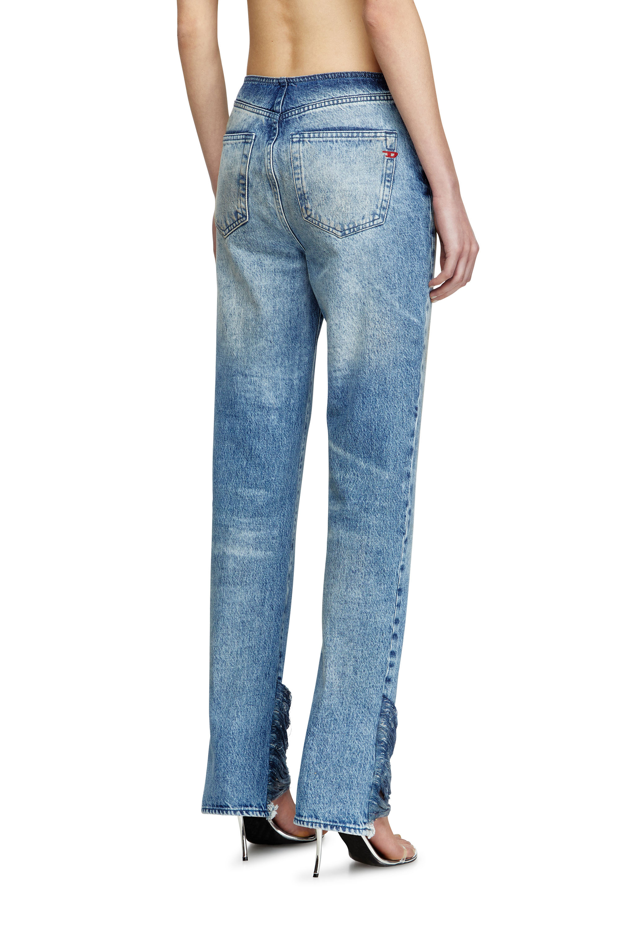 Diesel - Damen Bootcut Jeans D-Ginna 0CMBM, Mittelblau - 4