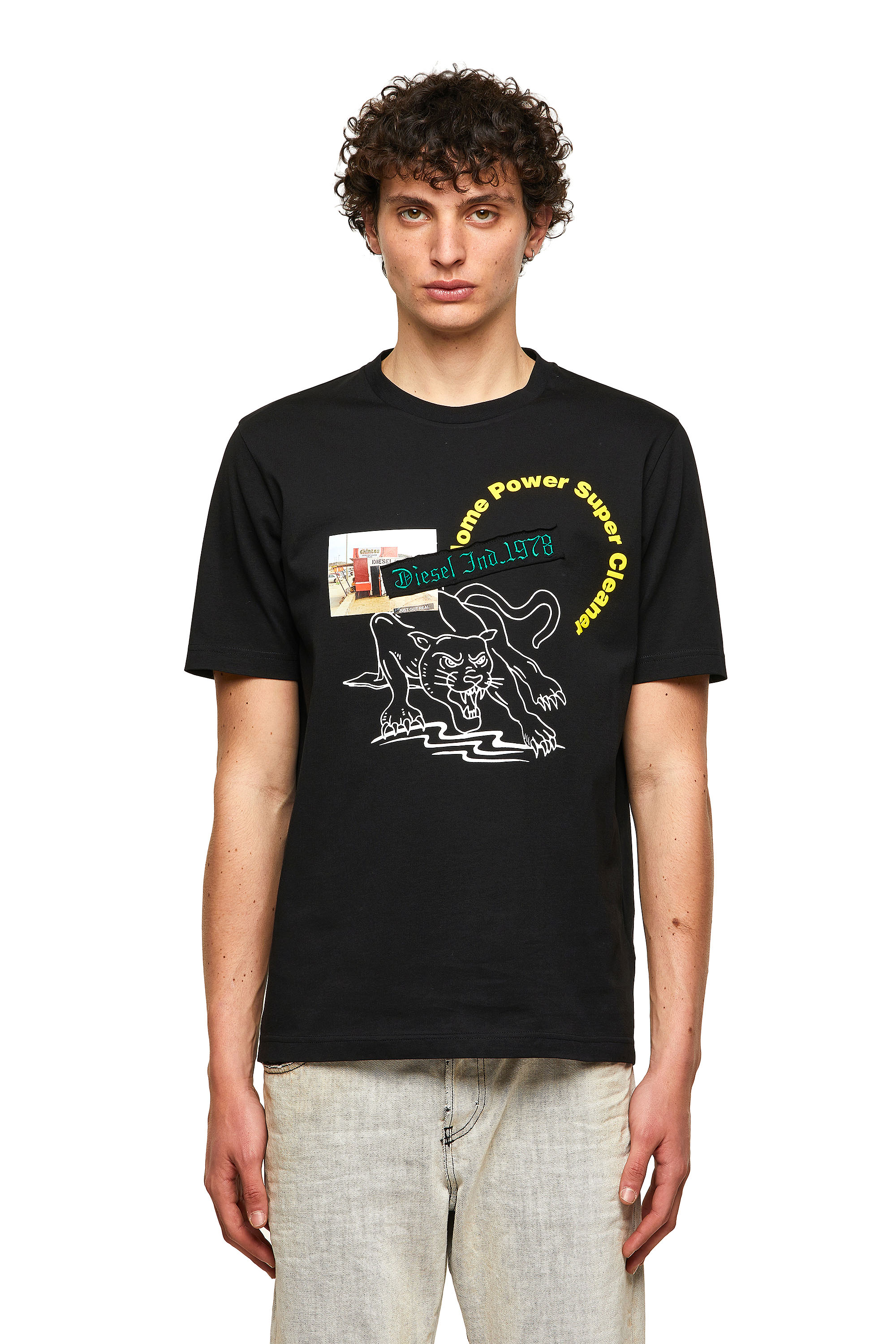 T-JUST-B60, Schwarz - T-Shirts