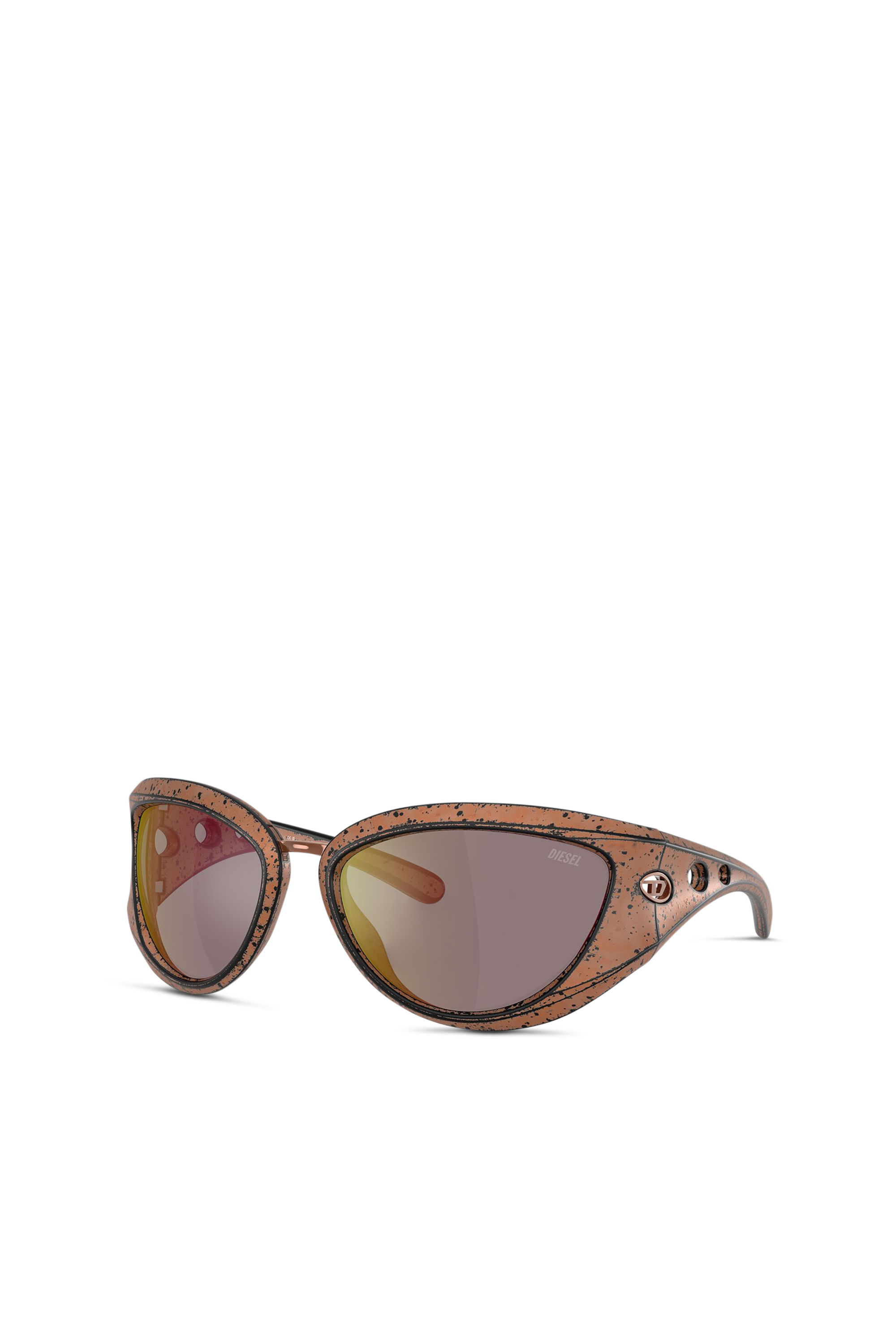 Diesel - 0DL3007U, Unisex's Cat-eye style sunglasses in Bronze - 5