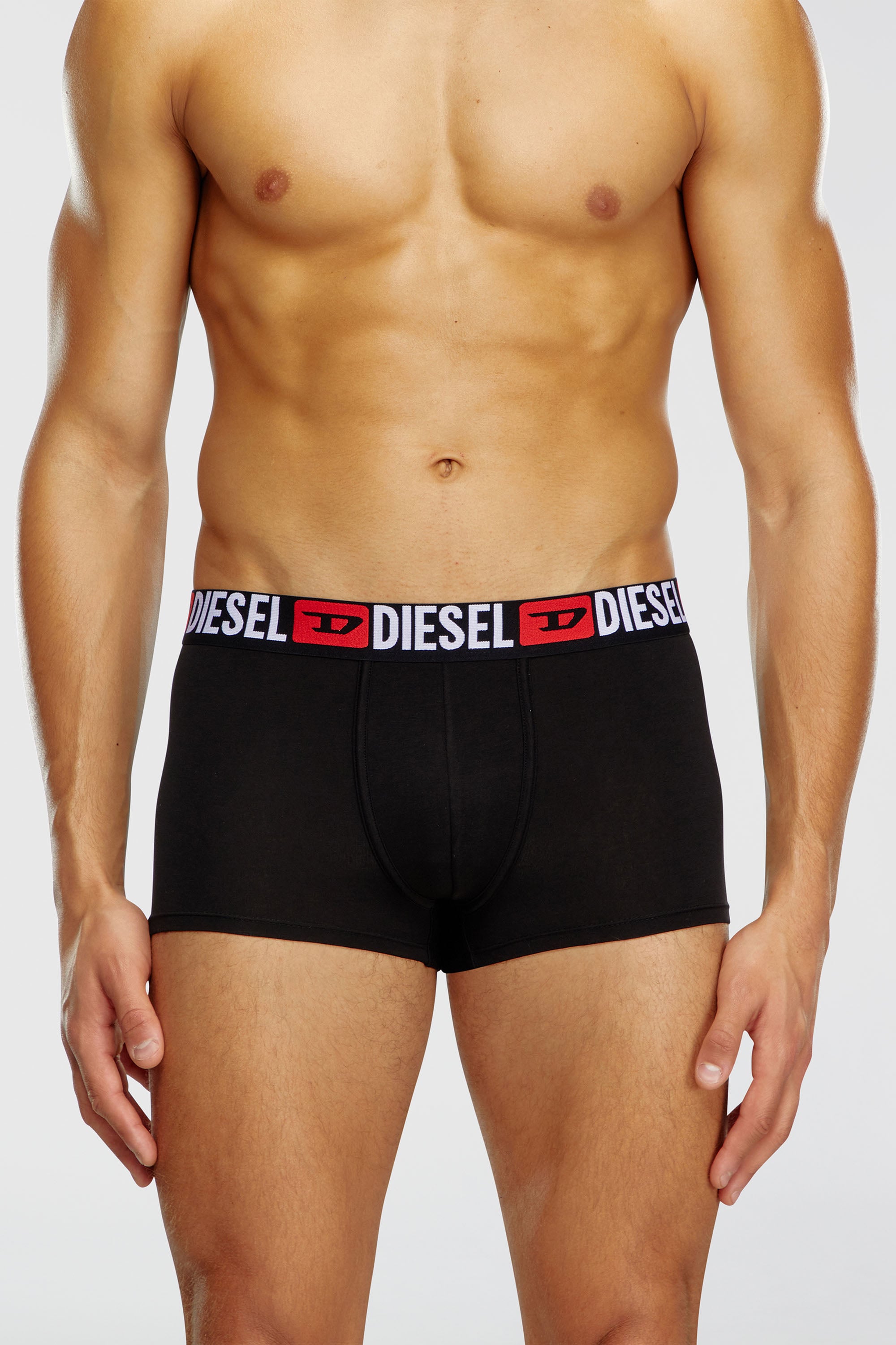 Diesel - UMBX-DAMIENTHREEPACK, Herren Retropants im Dreierpack mit umlaufendem Logo am Bund in Schwarz - 2